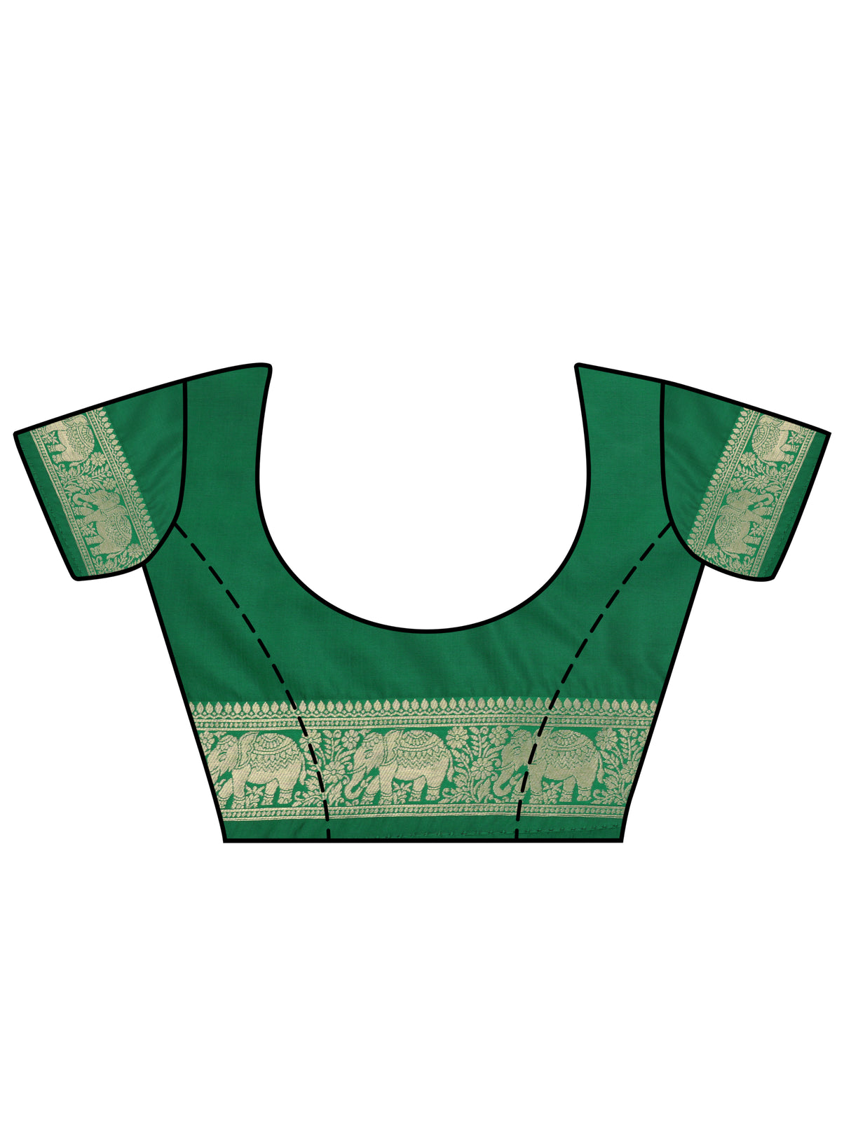 Mimosa Women's Woven Design Kanjivaram Art Silk Saree With Blouse Piece : SA0000901RN