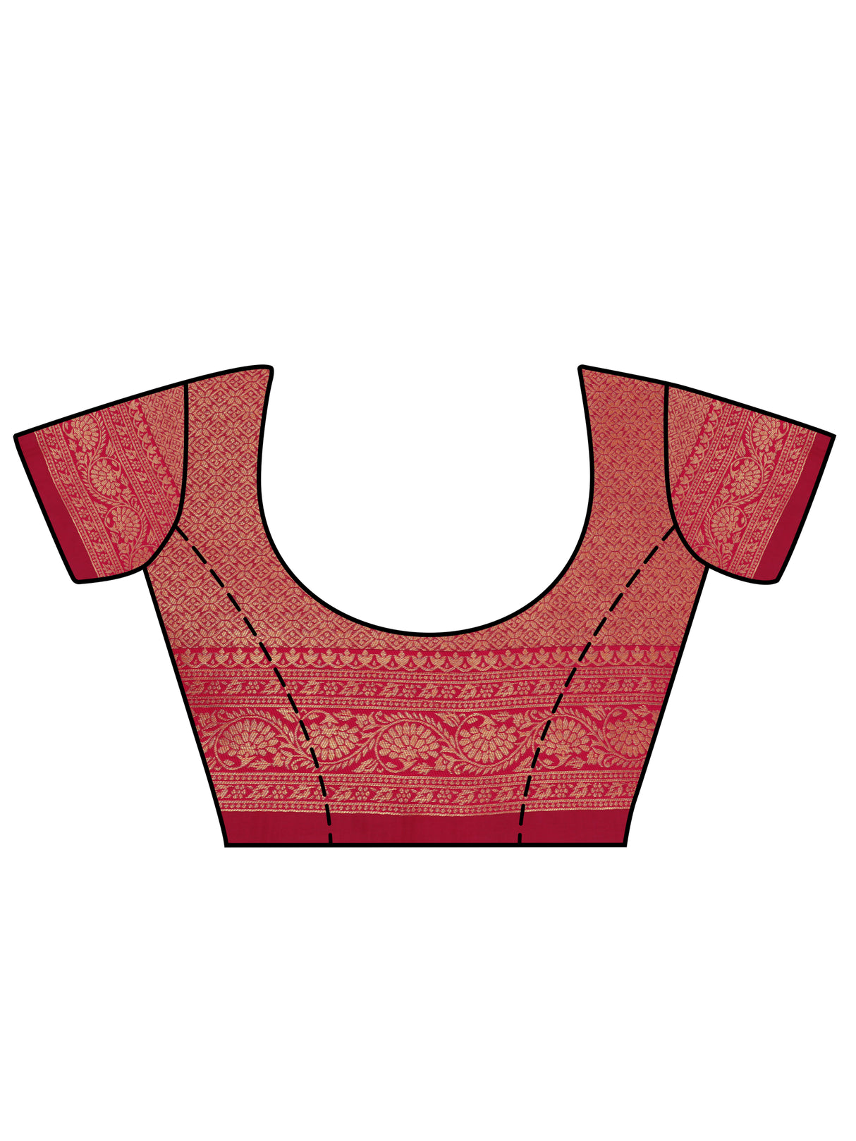 Mimosa Women's Woven Design Kanjivaram Art Silk Saree With Blouse Piece : SA0000903BG