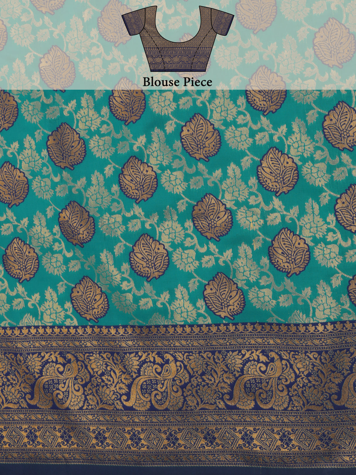 Mimosa Women's Woven Design Kanjivaram Art Silk Saree With Blouse Piece : SA0000903SF