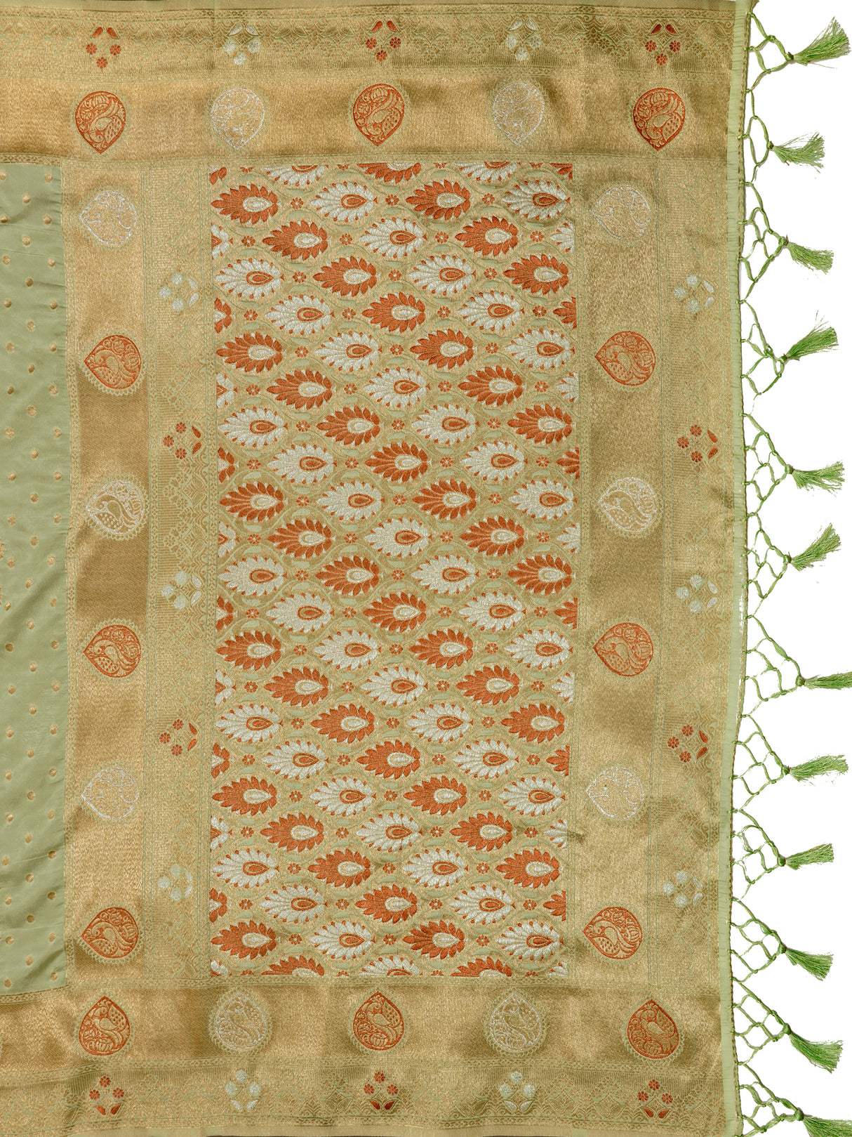 Mimosa Women's Woven Design Kanjivaram Art Silk Saree With Blouse Piece : SA0000905PS