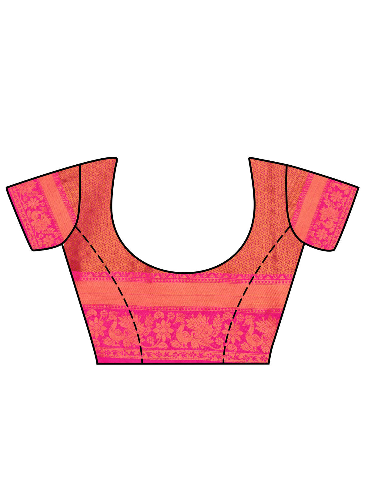 Mimosa Women's Woven Design Kanjivaram Art Silk Saree With Blouse Piece : SA0000913OL