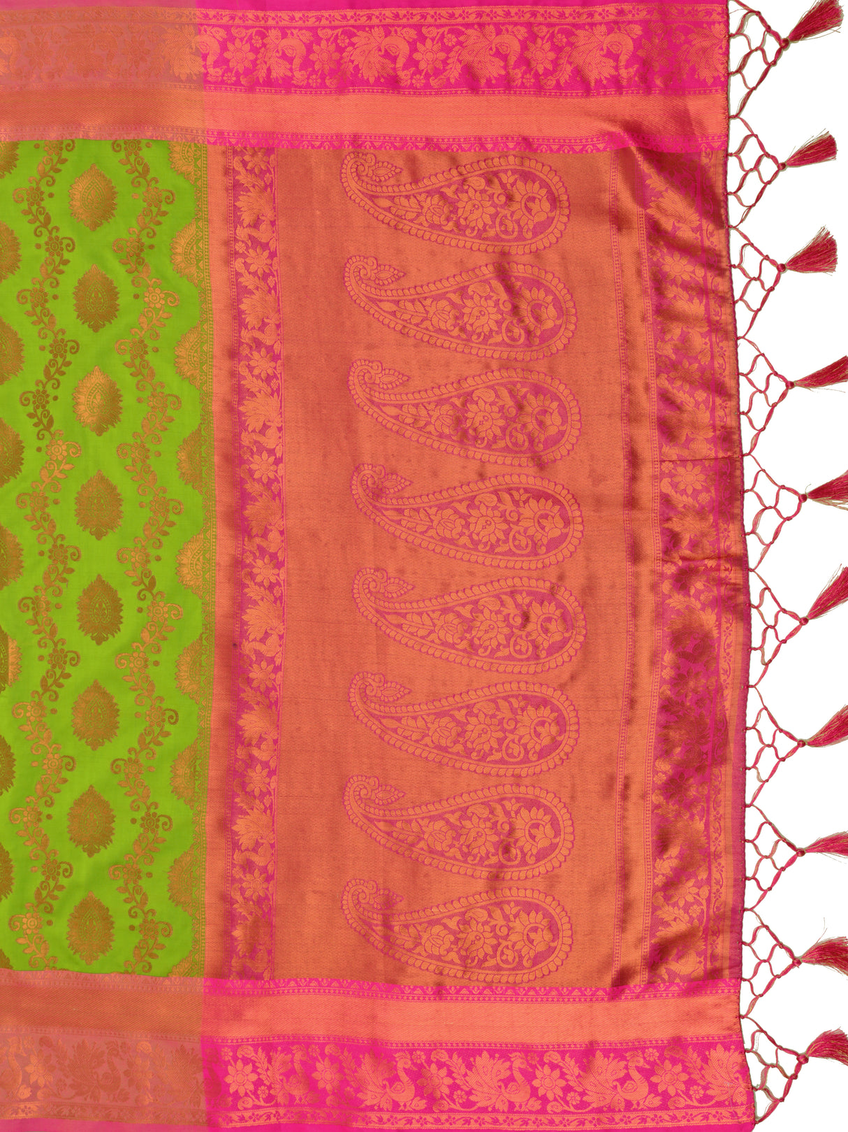 Mimosa Women's Woven Design Kanjivaram Art Silk Saree With Blouse Piece : SA0000913OL