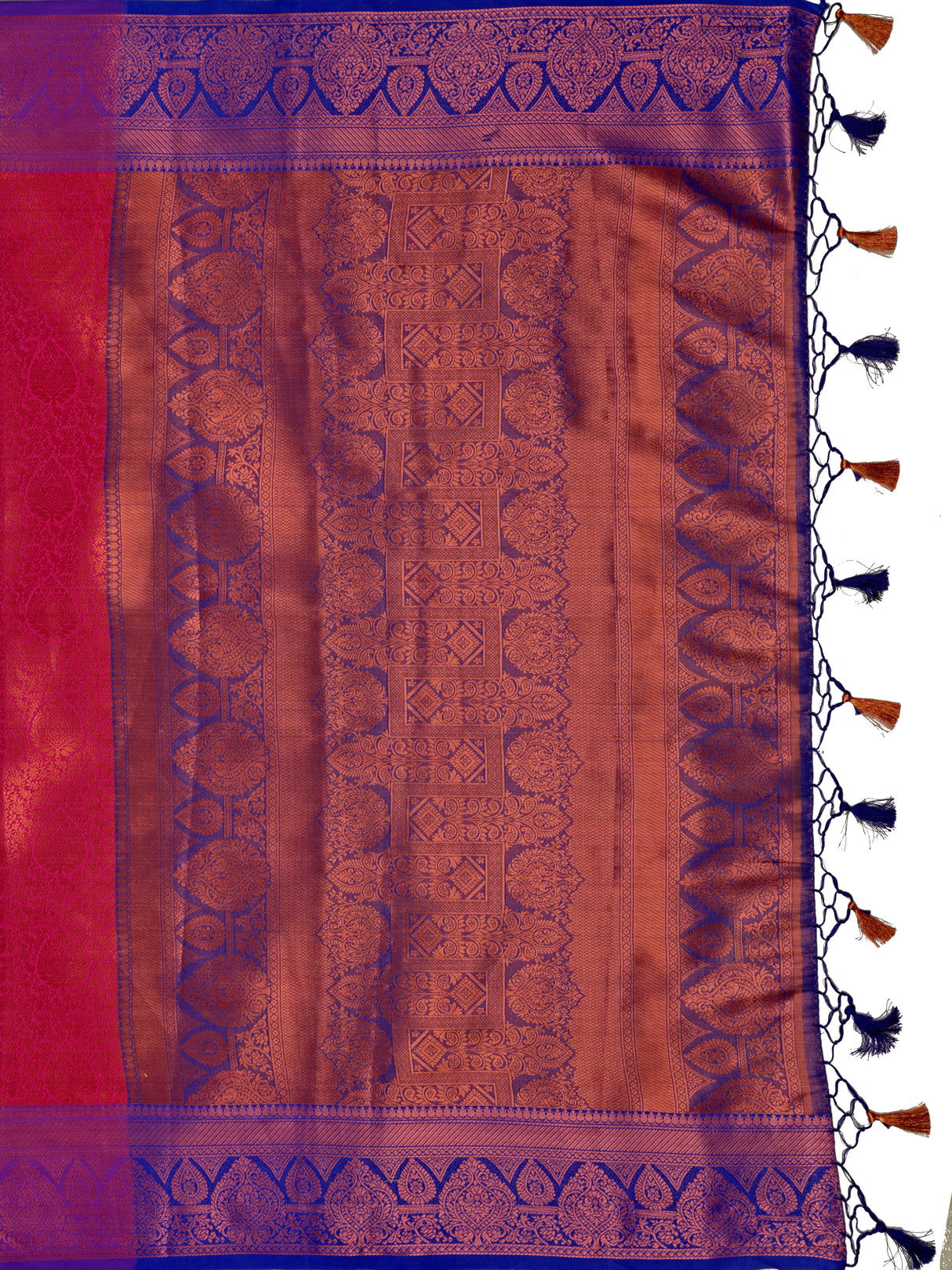 Mimosa Women's Woven Design Kanjivaram Art Silk Saree With Blouse Piece : SA0000915RN