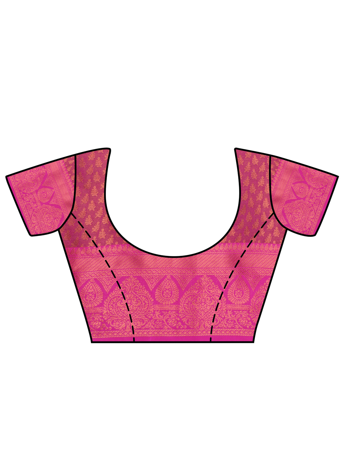 Mimosa Women's Woven Design Kanjivaram Art Silk Saree With Blouse Piece : SA0000915SF