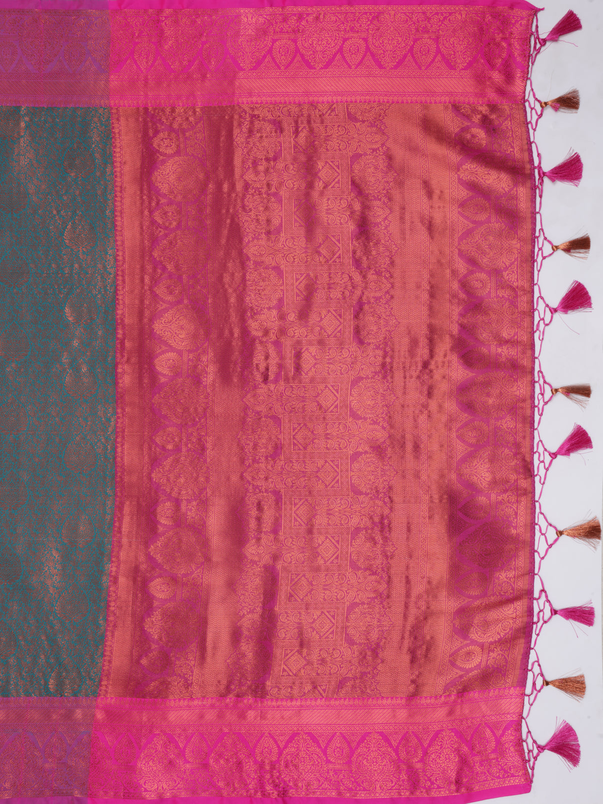 Mimosa Women's Woven Design Kanjivaram Art Silk Saree With Blouse Piece : SA0000915SF