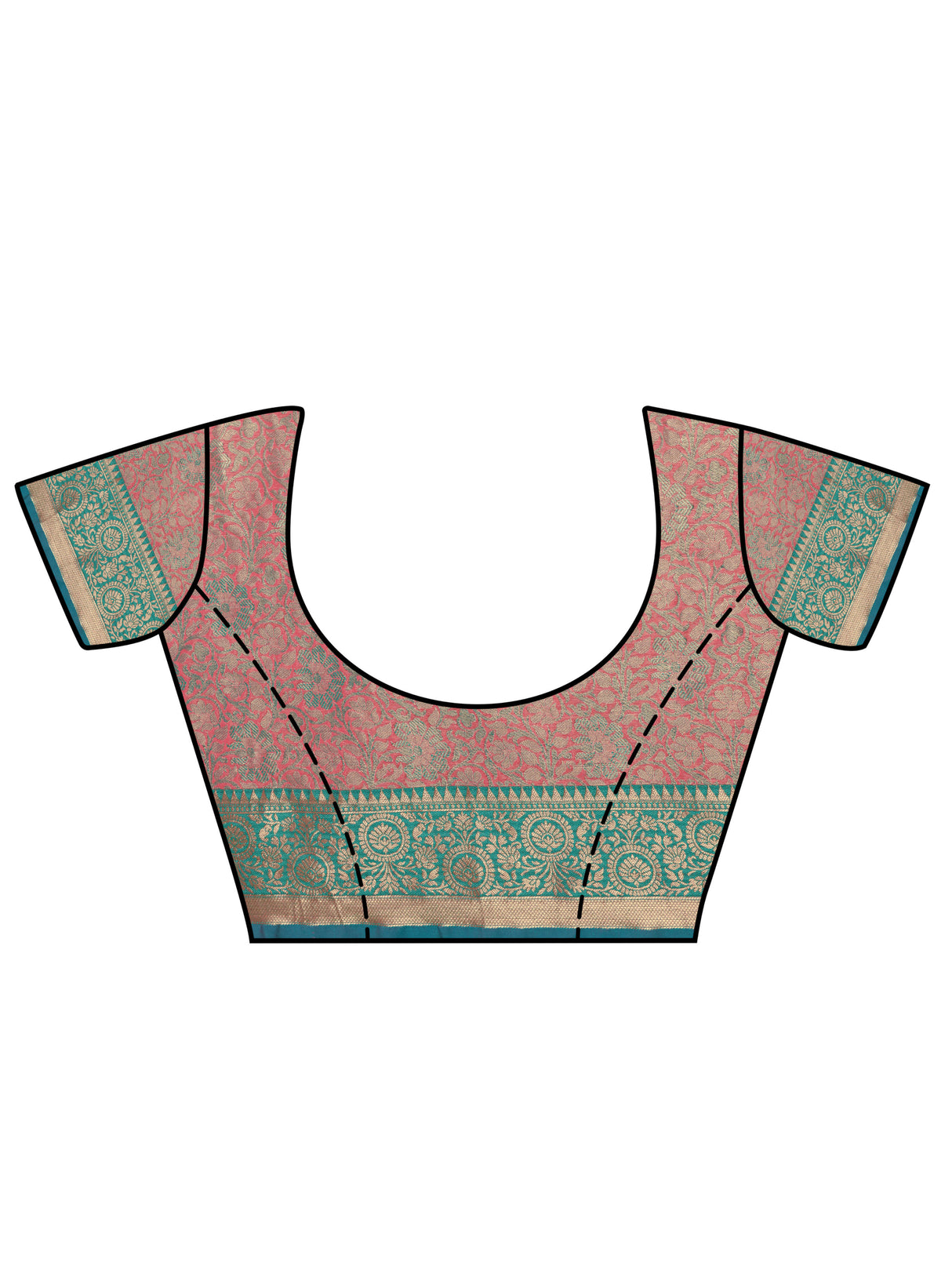 Mimosa Women's Woven Design Kanjivaram Art Silk Saree With Blouse Piece : SA0000942ST