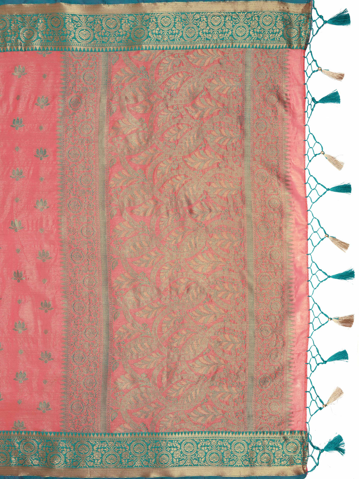 Mimosa Women's Woven Design Kanjivaram Art Silk Saree With Blouse Piece : SA0000942ST