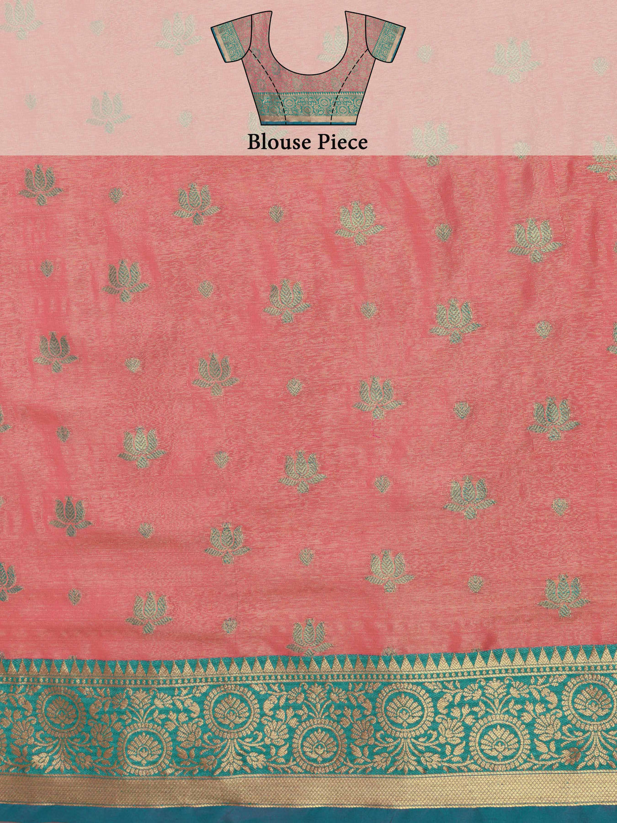 Mimosa Women's Woven Design Kanjivaram Art Silk Saree With Blouse Piece : SA0000942ST