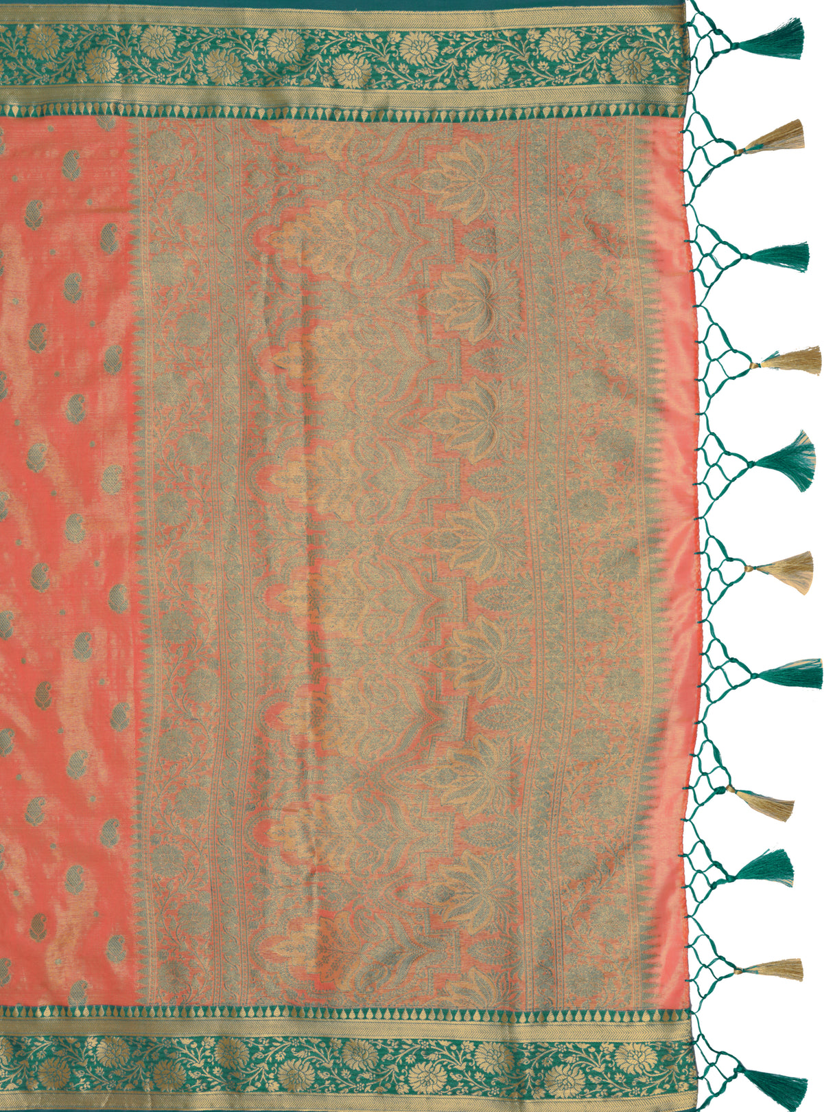 Mimosa Women's Woven Design Kanjivaram Art Silk Saree With Blouse Piece : SA0000943GJ