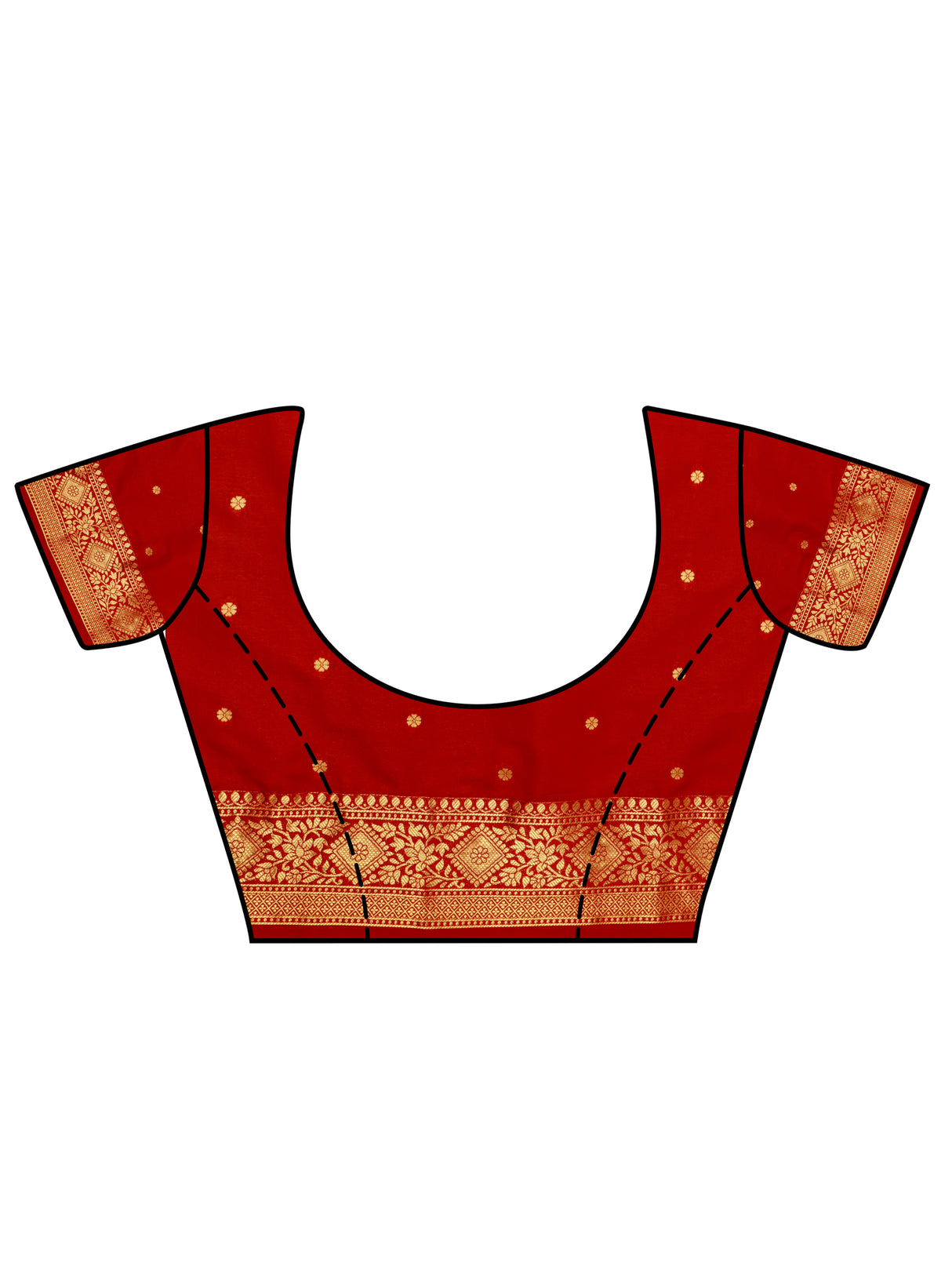 Mimosa Women's Woven Design Kanjivaram Art Silk Saree With Blouse Piece : SA0000944GD