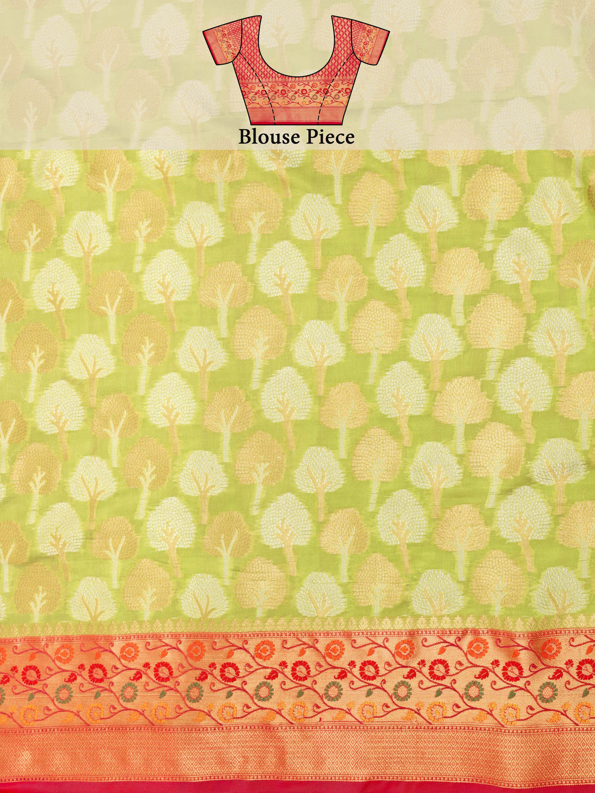 Mimosa Women's Woven Design Banarasi Art Silk Saree With Blouse Piece : SA0000945OL