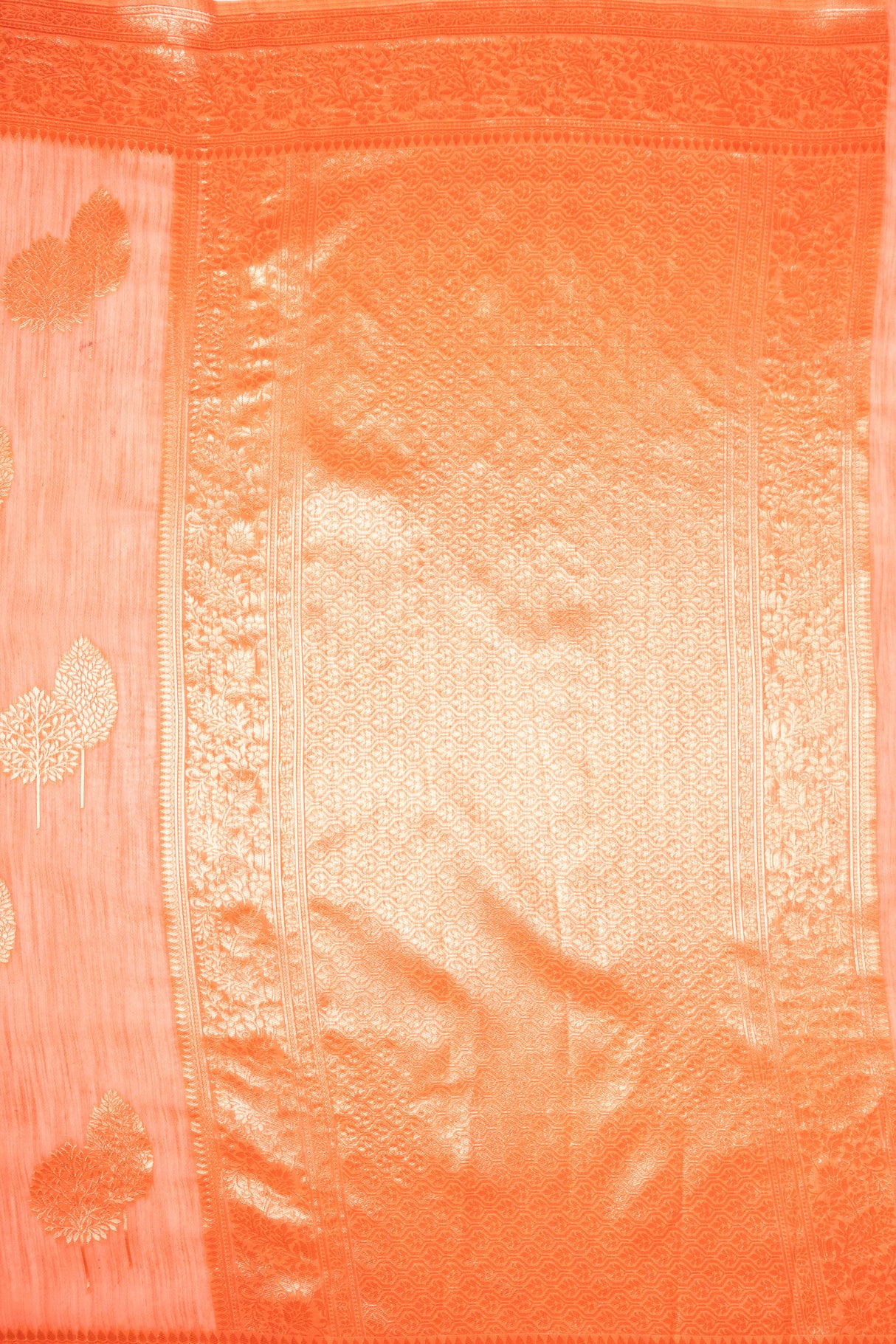 Mimosa Women's Woven Design Banarasi Style Art Silk Saree With Blouse Piece : SA00001756GJFREE