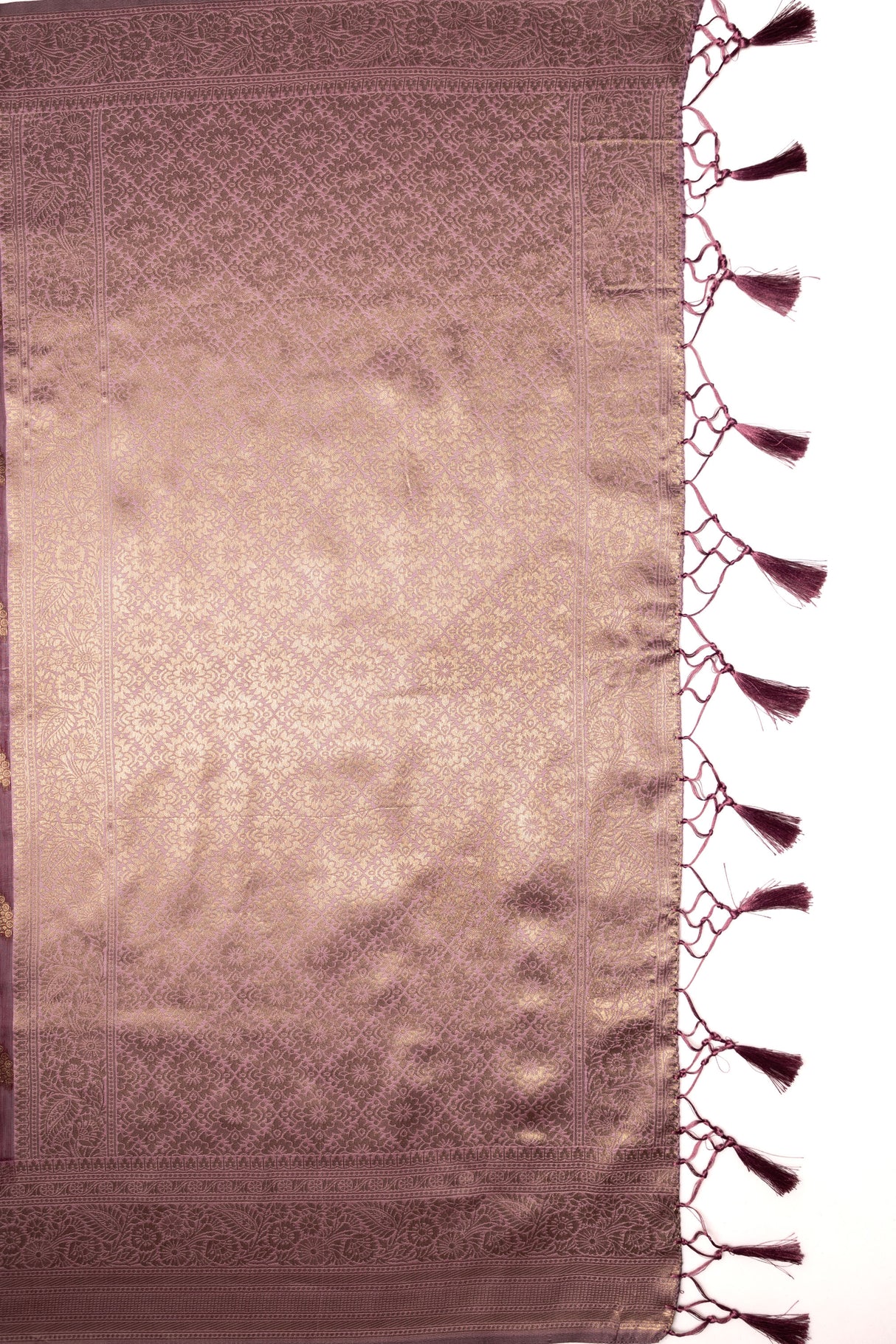 Mimosa Women's Woven Design Kanjivaram Style Art Silk Saree With Blouse Piece : SA00001735WNFREE