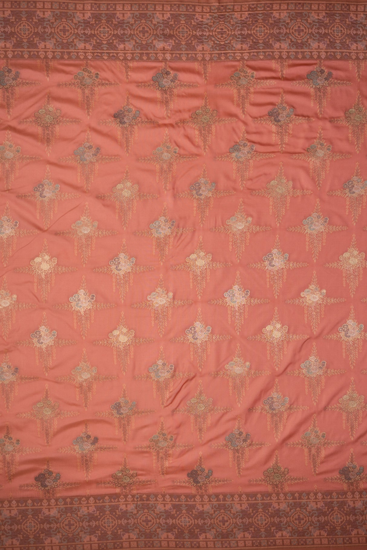 Mimosa Women's Woven Design Kanjivaram Style Art Silk Saree With Blouse Piece : SA00001663PNKFREE