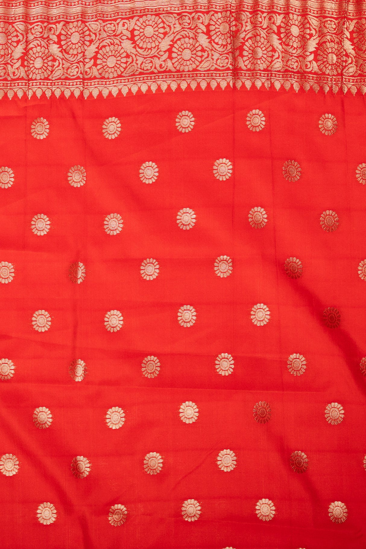 Mimosa Women's Woven Design Kanjivaram Style Art Silk Saree With Blouse Piece : SA00001624GDFREE