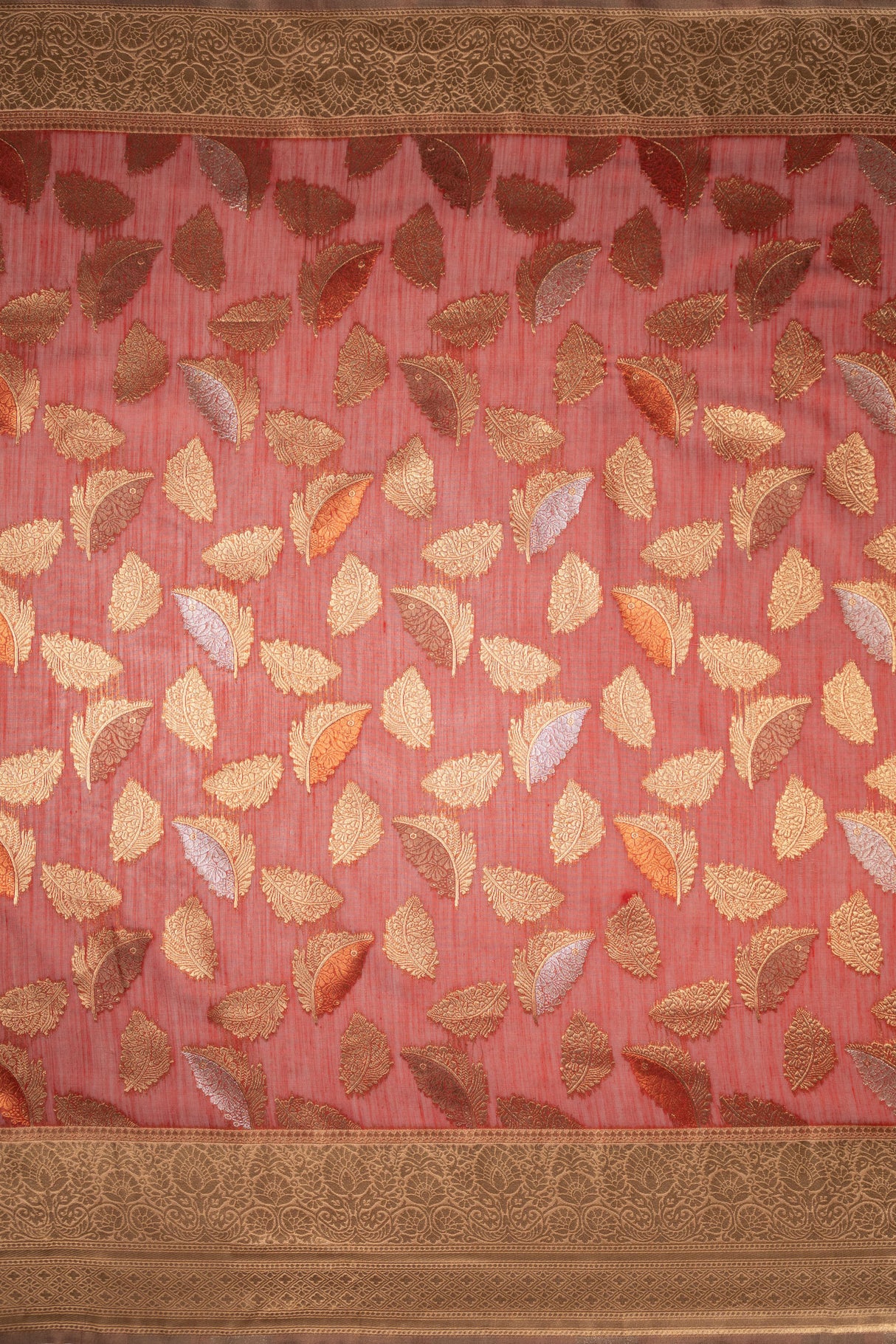 Mimosa Women's Woven Design Kanjivaram Style Art Silk Saree With Blouse Piece : SA00001742MRFREE