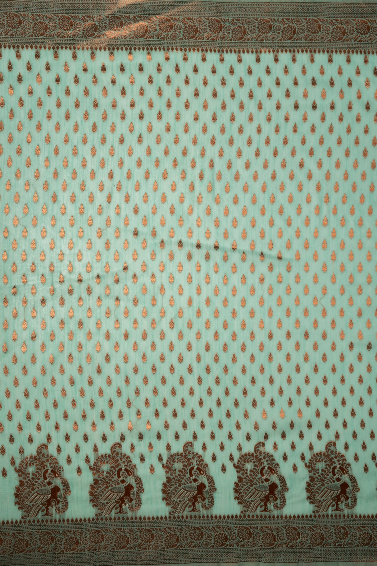 Mimosa Women's Woven Design Banarasi Style Art Silk Saree With Blouse Piece : SA00001809RMFREE