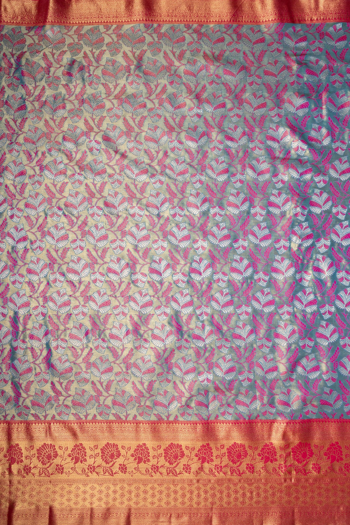 Mimosa Women's Woven Design Kanjivaram Style Art Silk Saree With Blouse Piece : SA00001810ANFREE