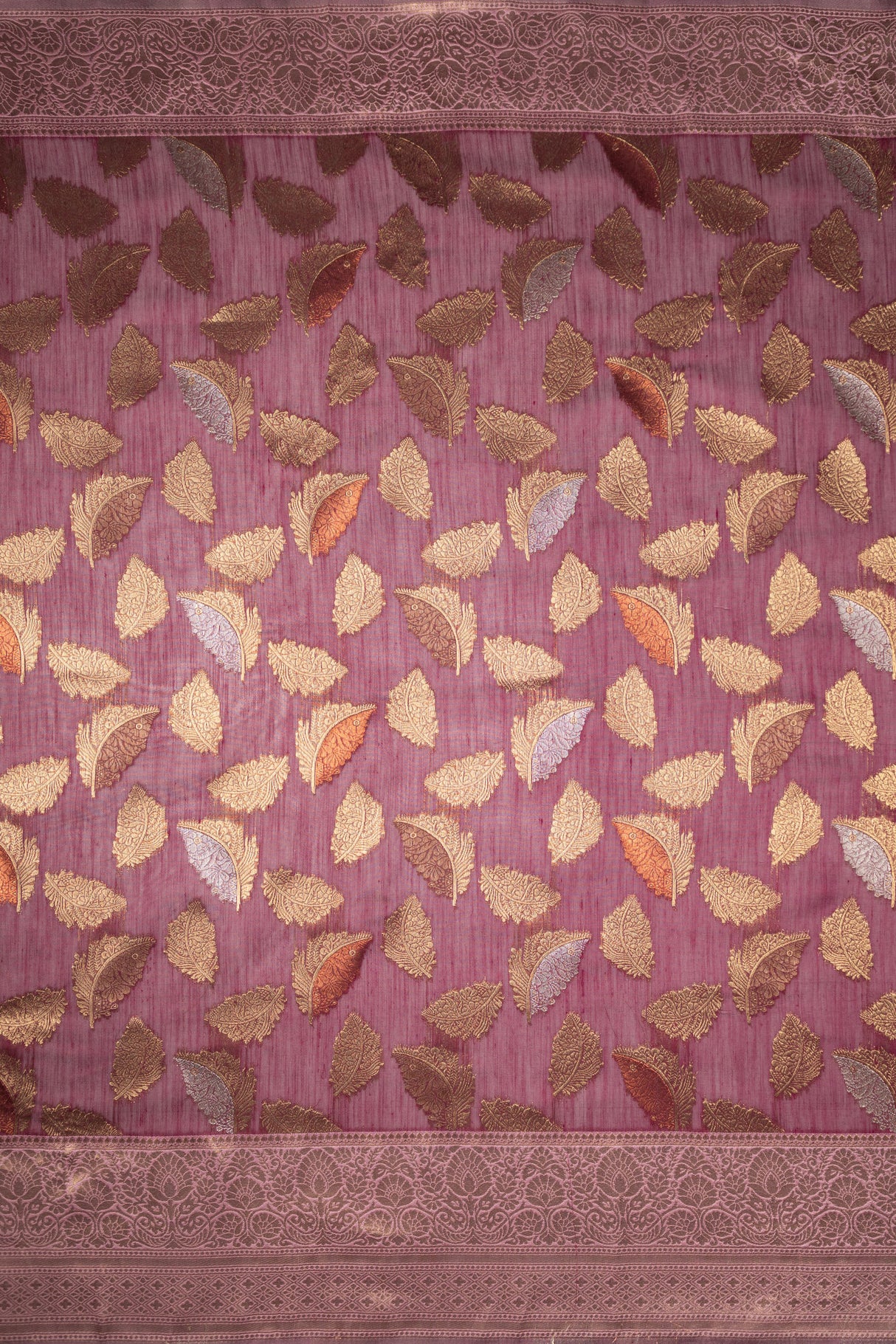 Mimosa Women's Woven Design Kanjivaram Style Art Silk Saree With Blouse Piece : SA00001742WNFREE