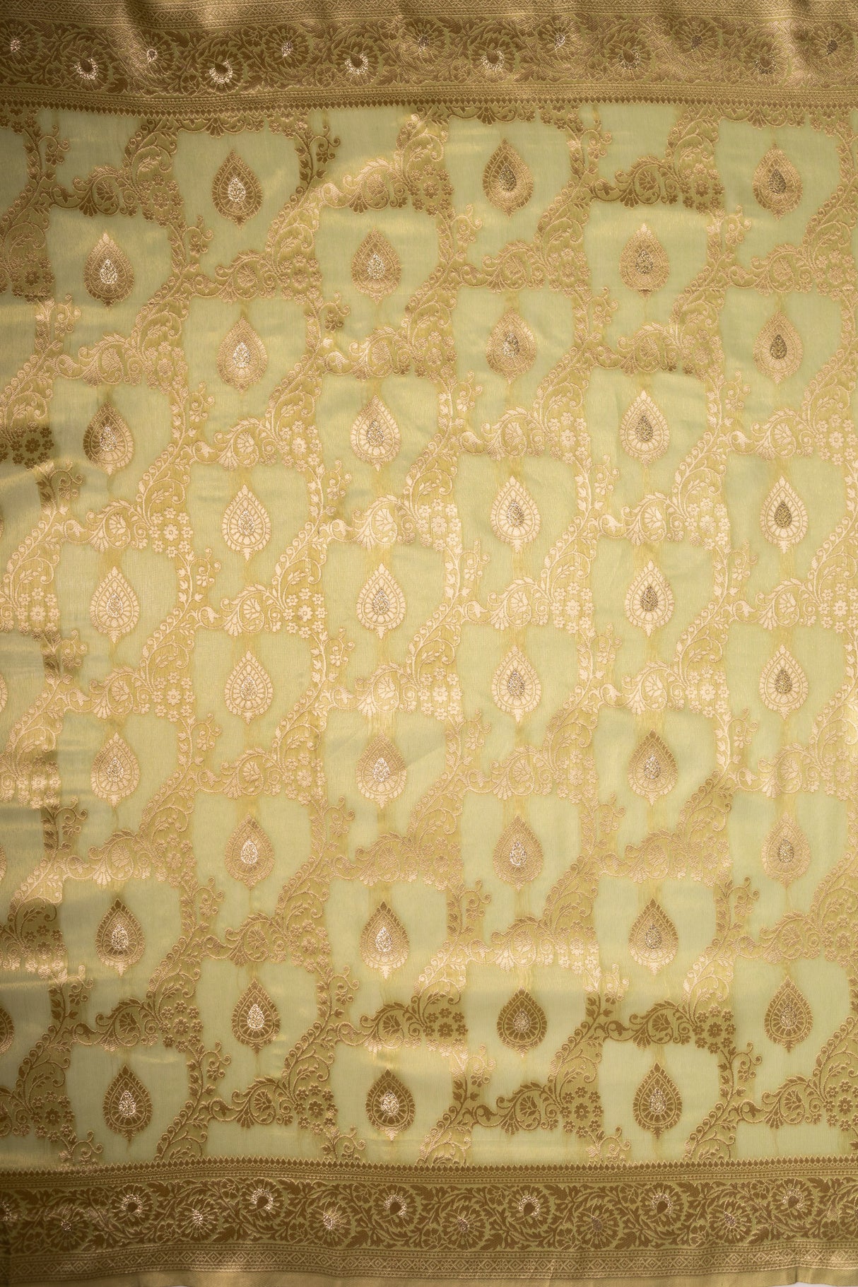 Mimosa Women's Woven Design Kanjivaram Style Art Silk Saree With Blouse Piece : SA00001594PSFREE