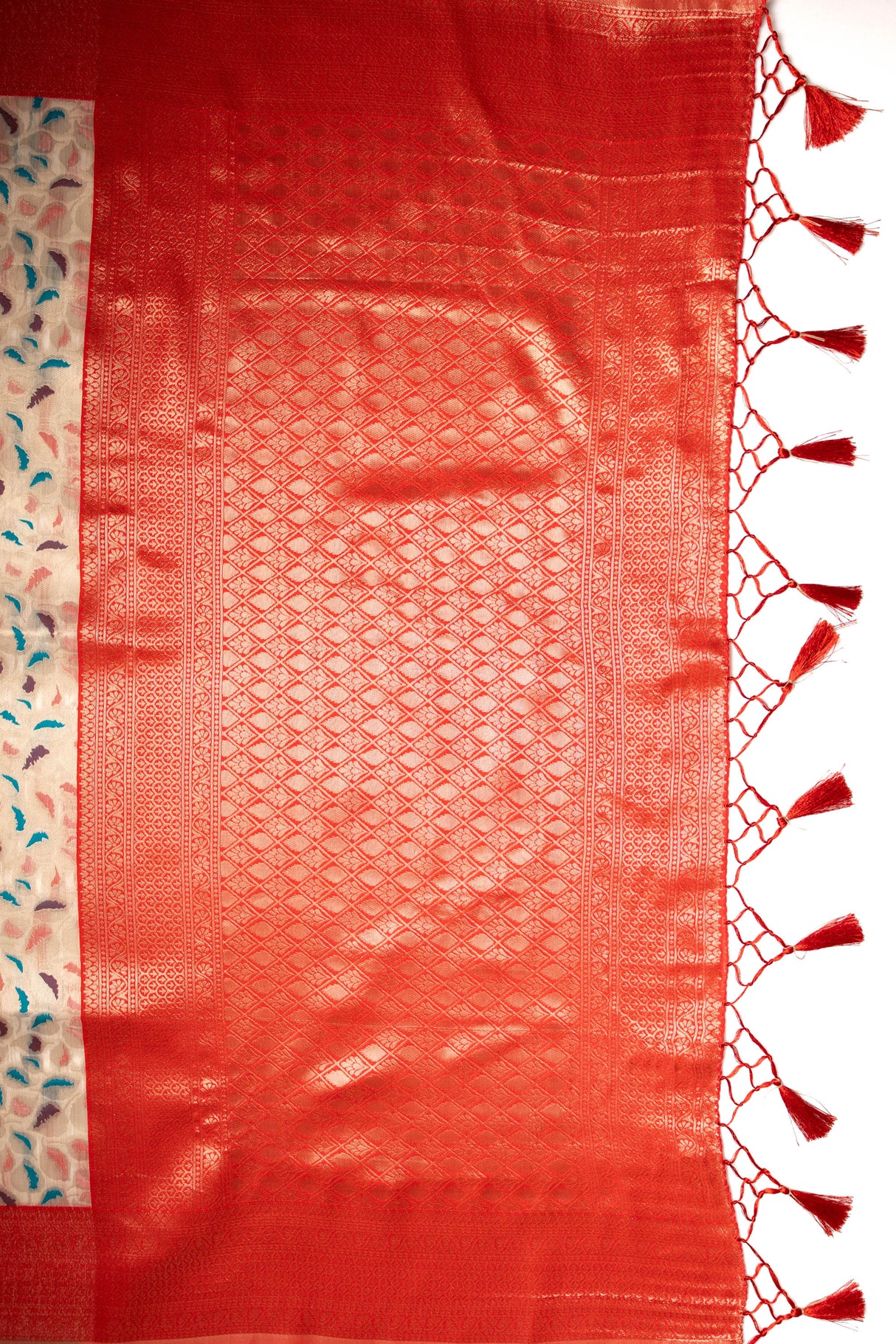 Mimosa Women's Woven Design Kanjivaram Style Art Silk Saree With Blouse Piece : SA00001596OFWFREE