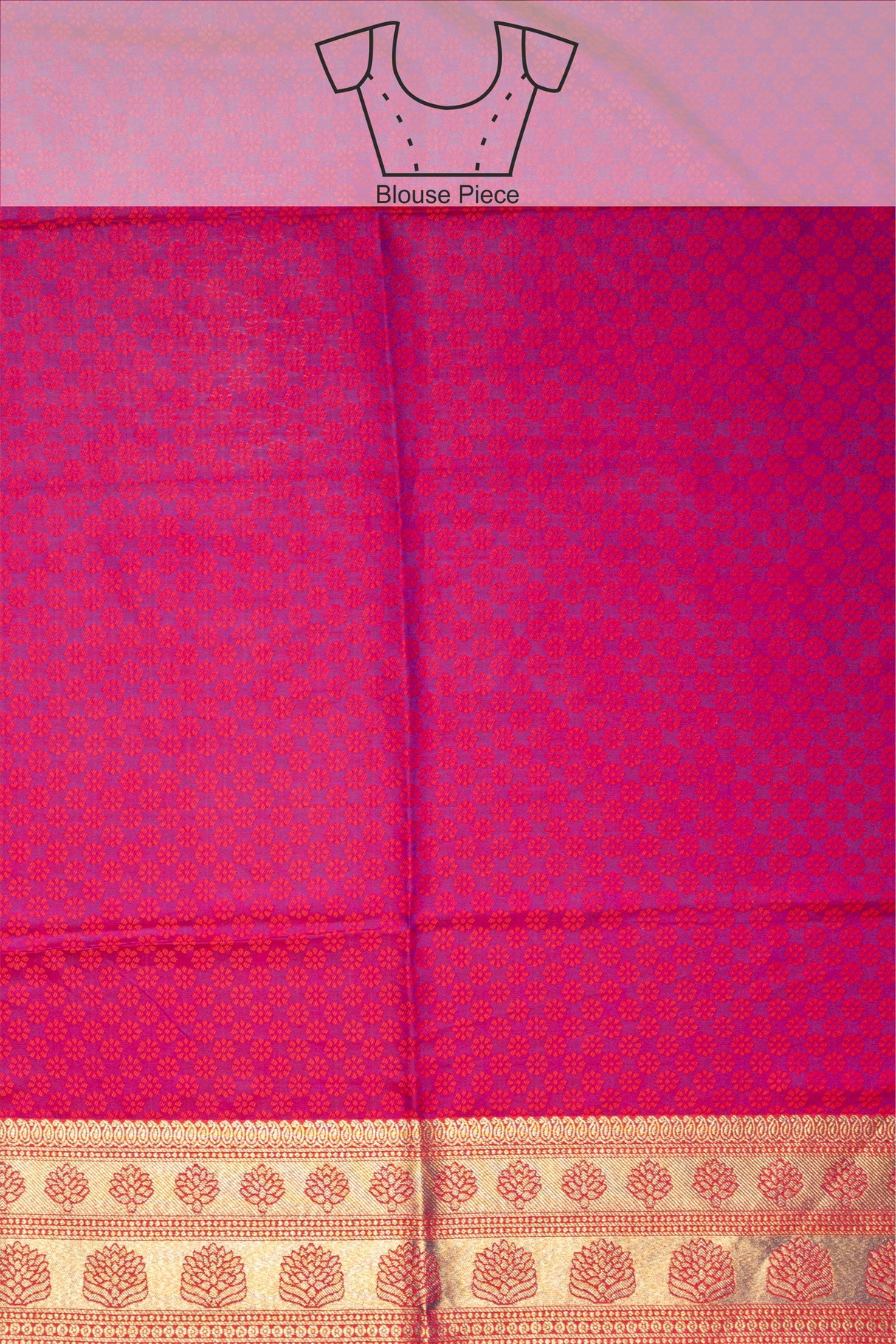 Mimosa Women's Woven Design Kanjivaram Style Art Silk Saree With Blouse Piece : SA00001607IBFREE