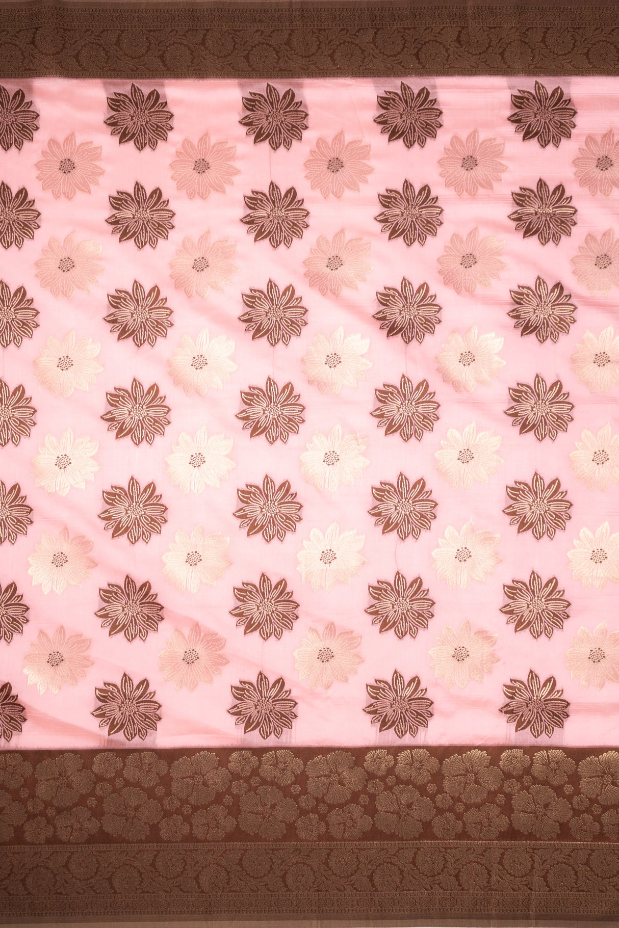 Mimosa Women's Woven Design Banarasi Style Art Silk Saree With Blouse Piece : SA00001590PNKFREE