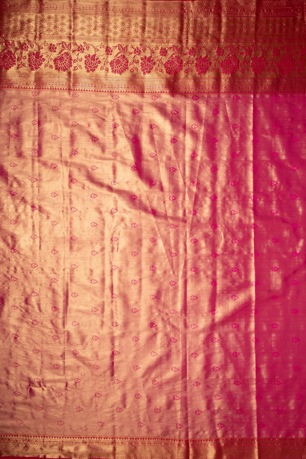 Mimosa Women's Woven Design Kanjivaram Style Art Silk Saree With Blouse Piece : SA00001810ANFREE