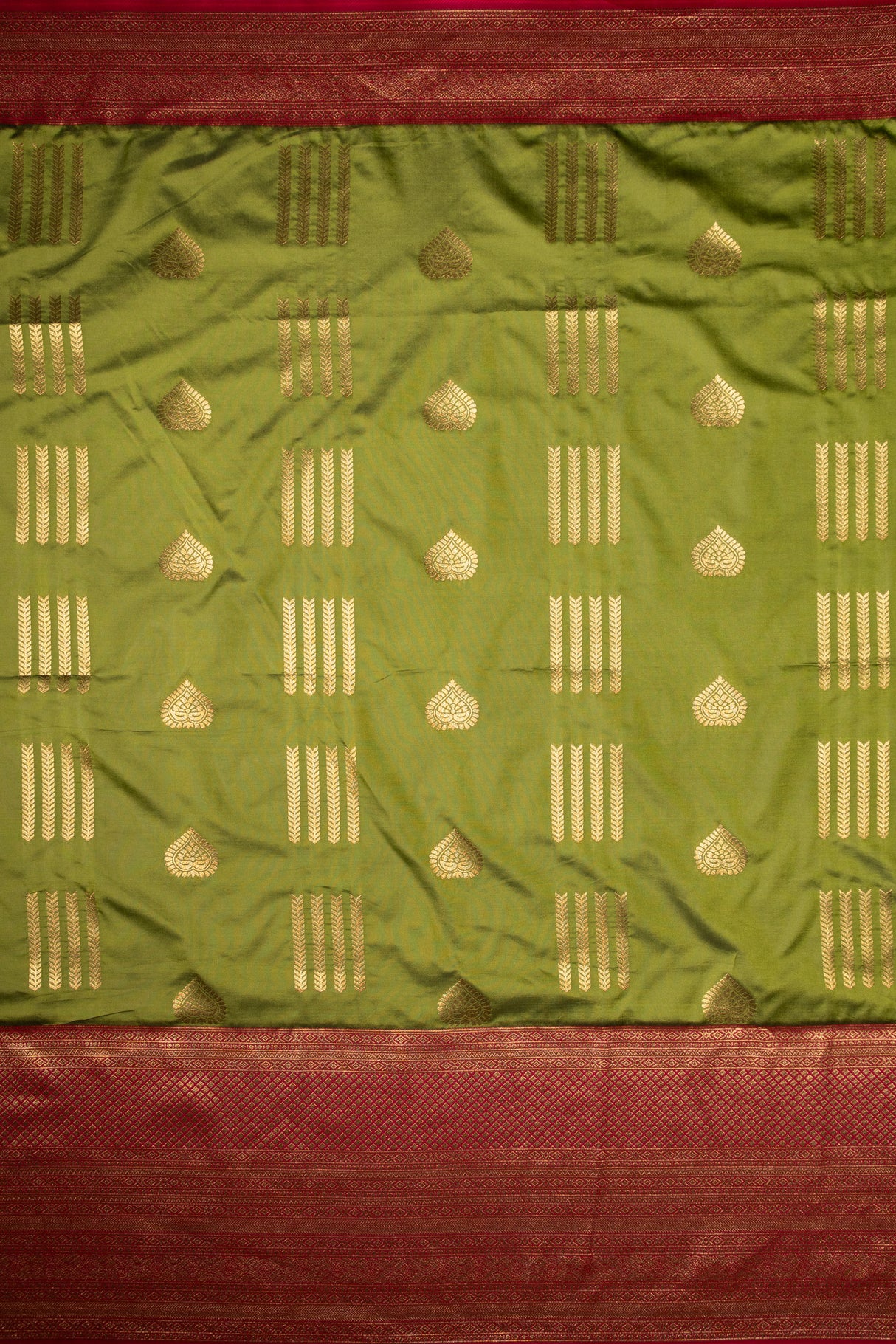 Mimosa Women's Woven Design Kanjivaram Style Art Silk Saree With Blouse Piece : SA00001732OLFREE