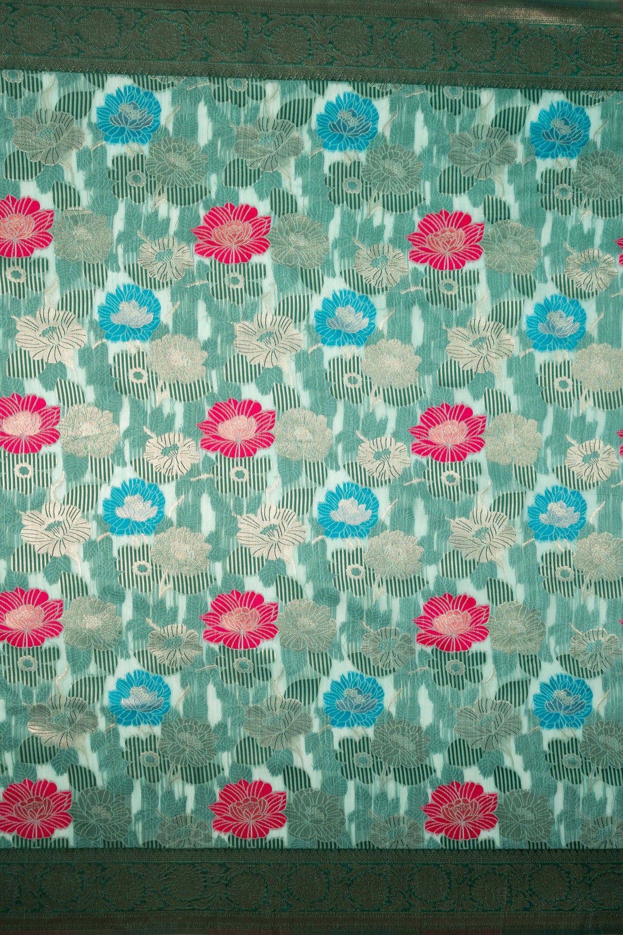 Mimosa Women's Woven Design Banarasi Style Art Silk Saree With Blouse Piece : SA00001601RMFREE