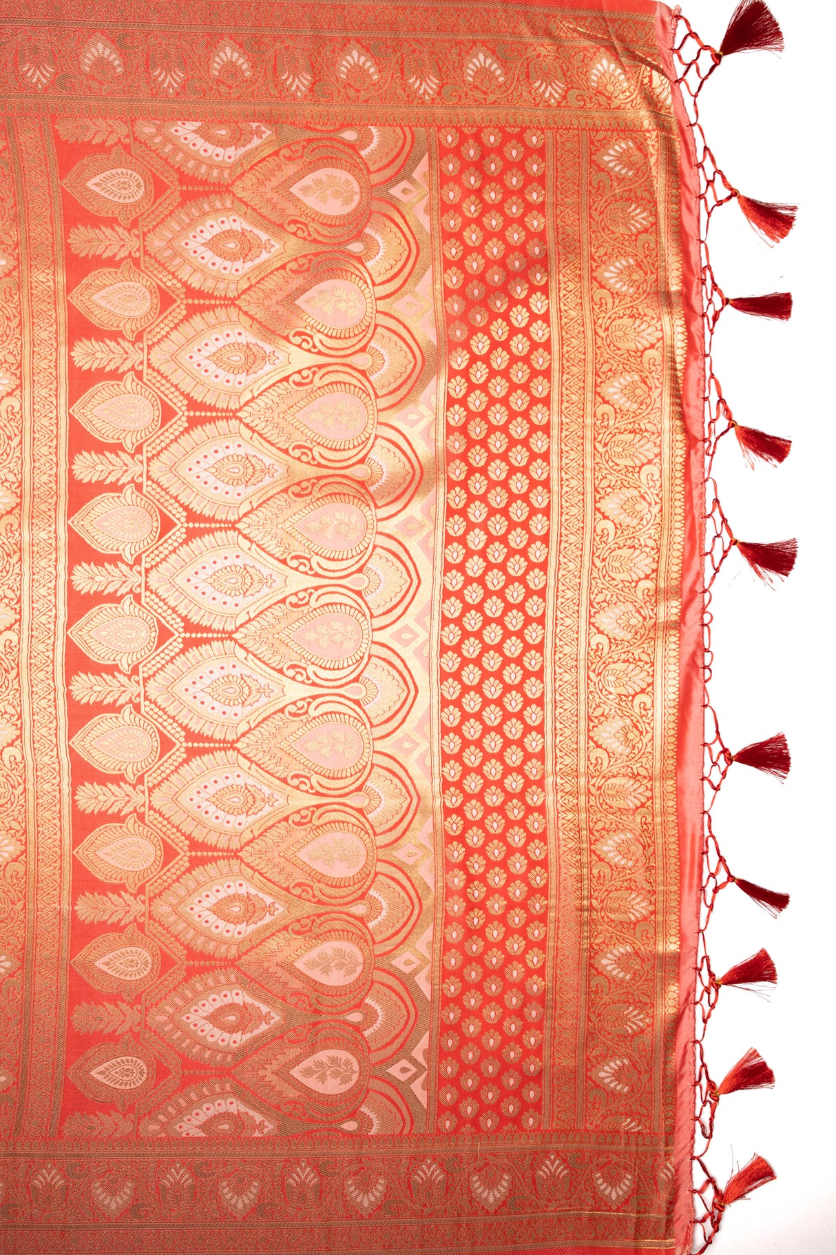 Mimosa Women's Woven Design Kanjivaram Style Art Silk Saree With Blouse Piece : SA00001788HWFREE