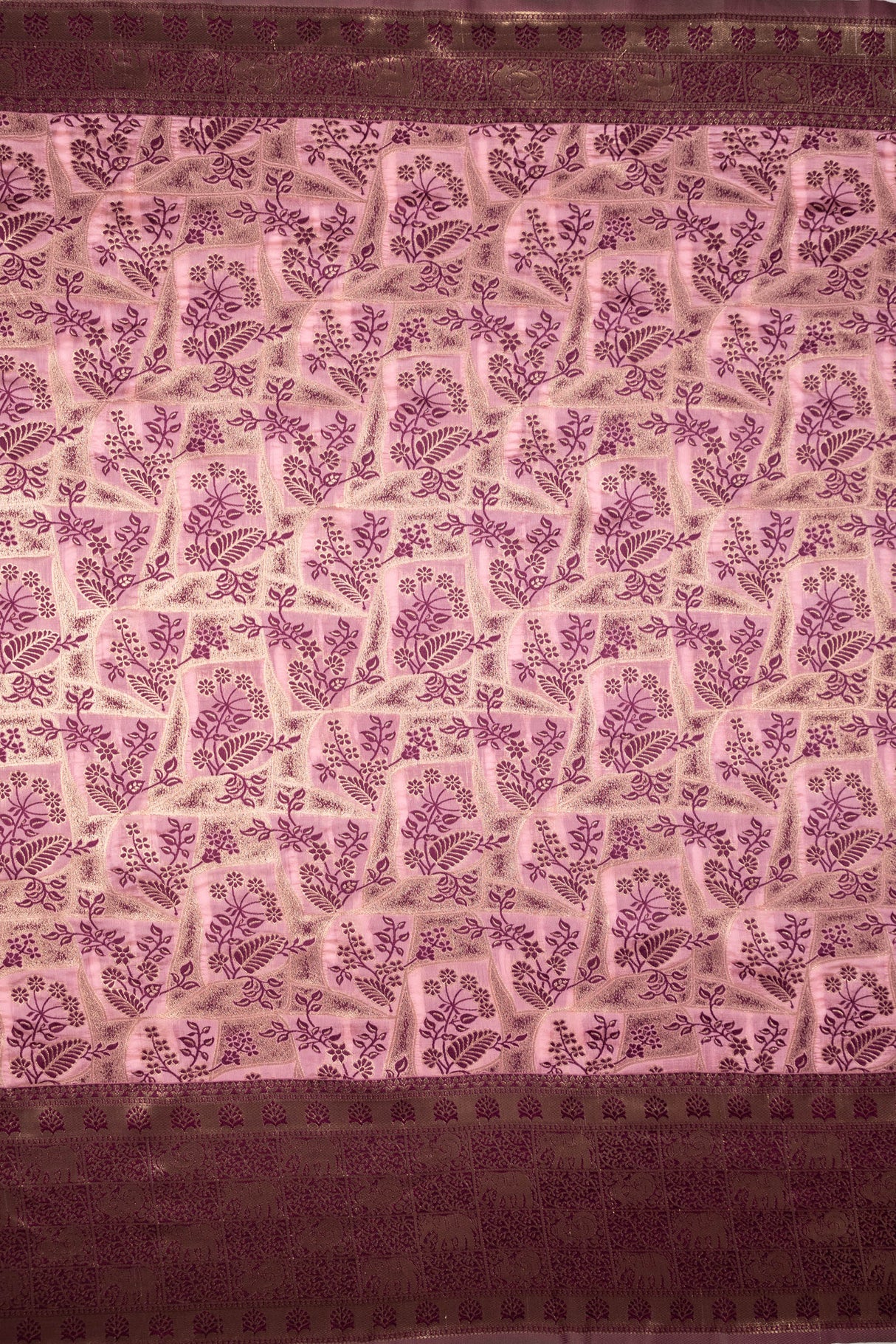 Mimosa Women's Woven Design Banarasi Style Art Silk Saree With Blouse Piece : SA00001582PNKFREE