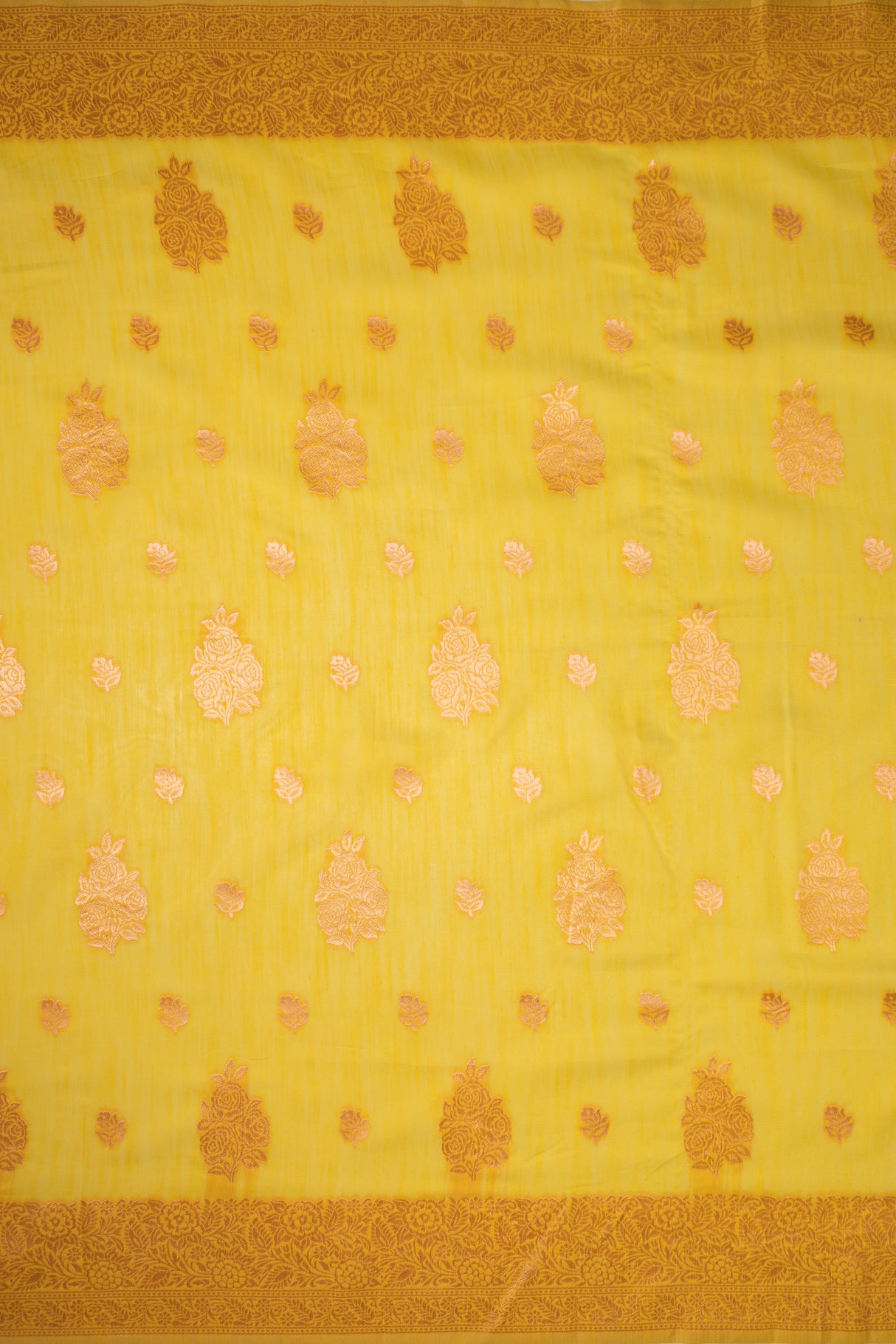 Mimosa Women's Woven Design Banarasi Style Art Silk Saree With Blouse Piece : SA00001753GDFREE