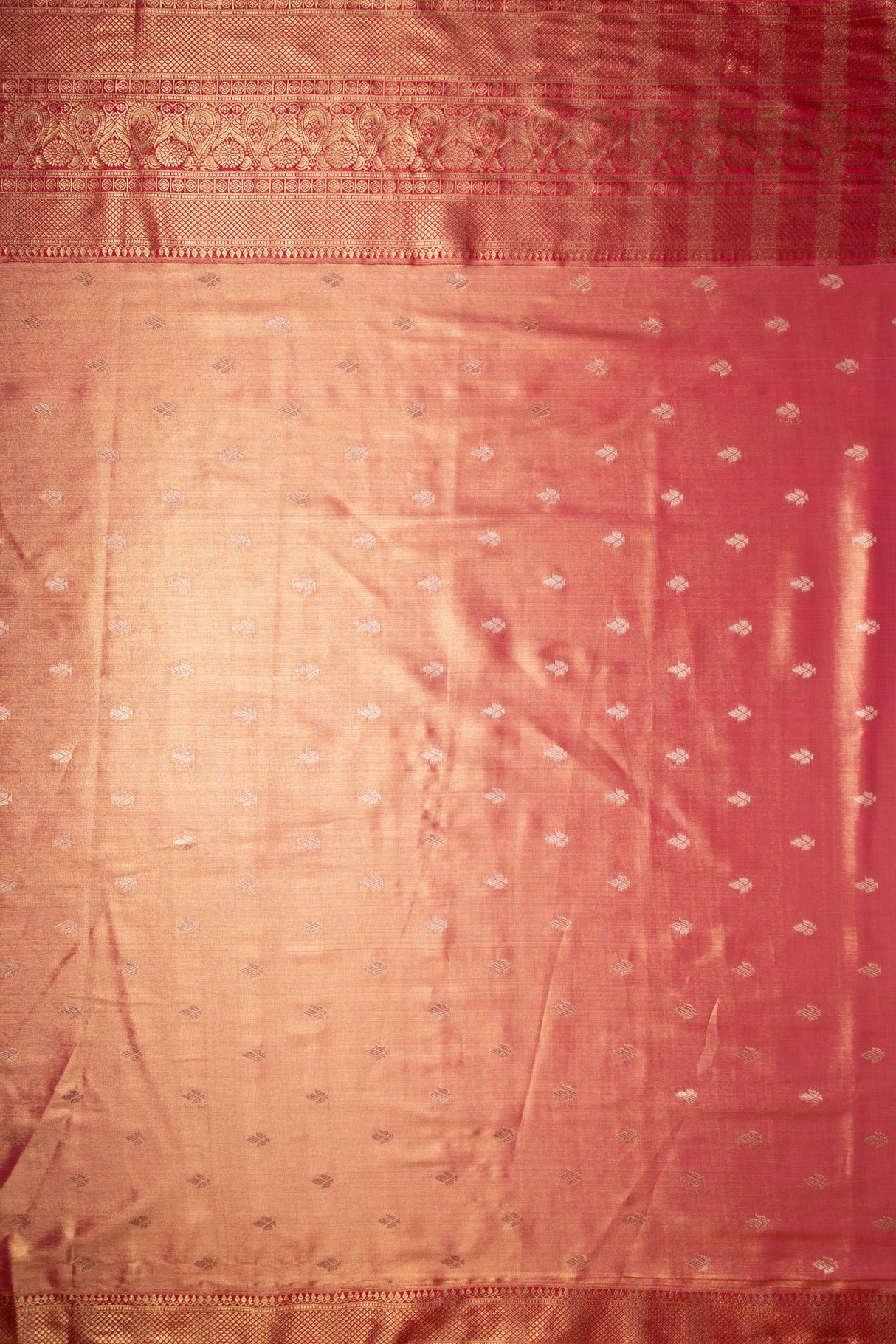 Mimosa Women's Woven Design Kanjivaram Style Art Silk Saree With Blouse Piece : SA00001818GDFREE