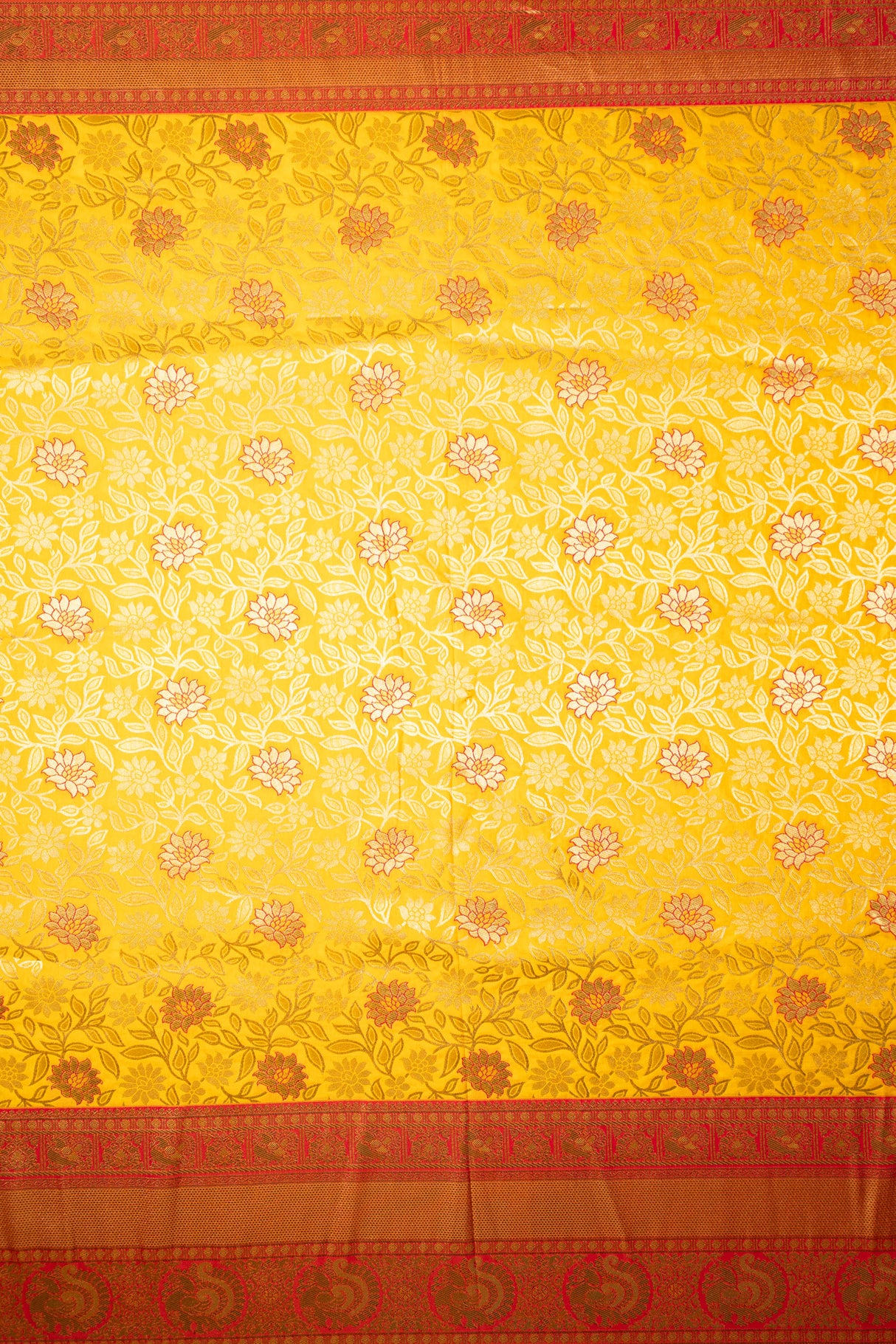 Mimosa Women's Woven Design Kanjivaram Style Art Silk Saree With Blouse Piece : SA00001608GDFREE