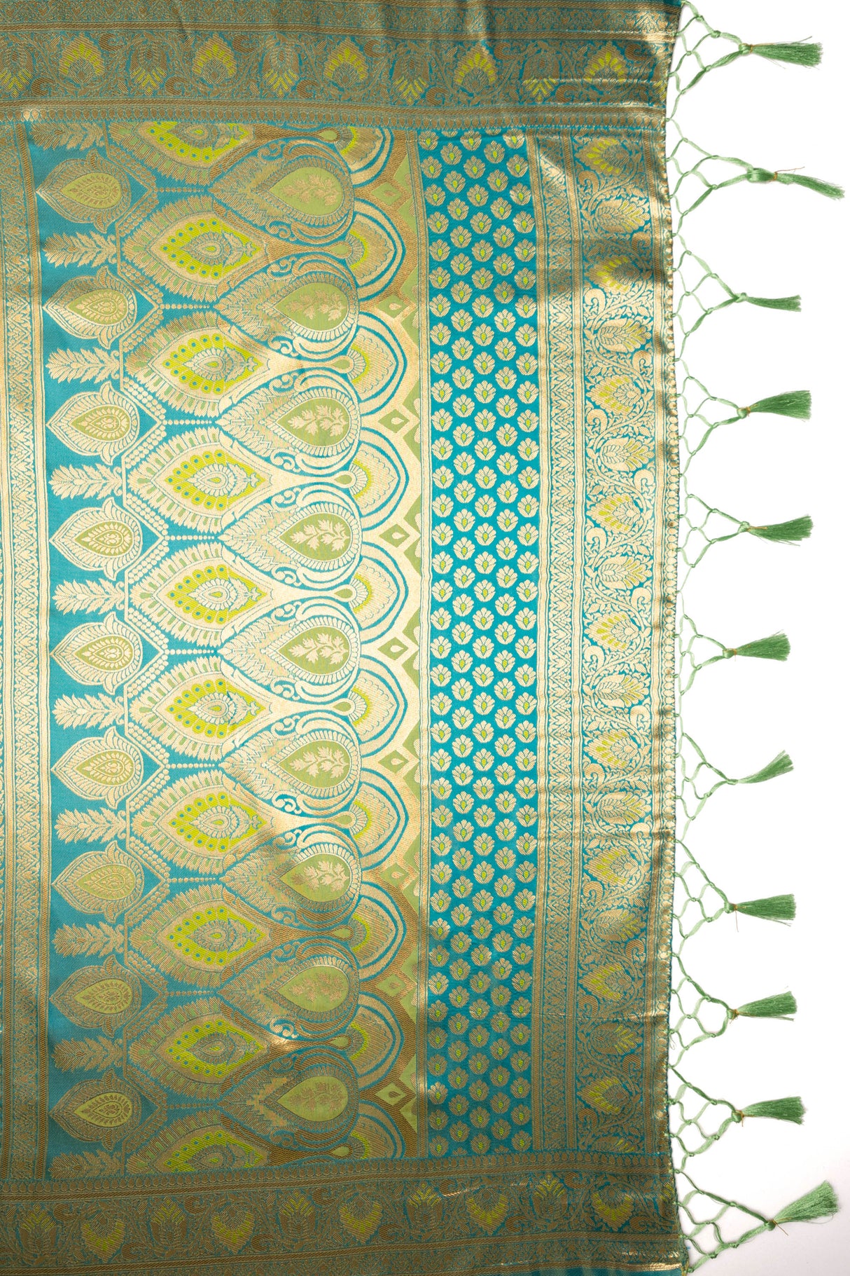 Mimosa Women's Woven Design Kanjivaram Style Art Silk Saree With Blouse Piece : SA00001788PSFREE