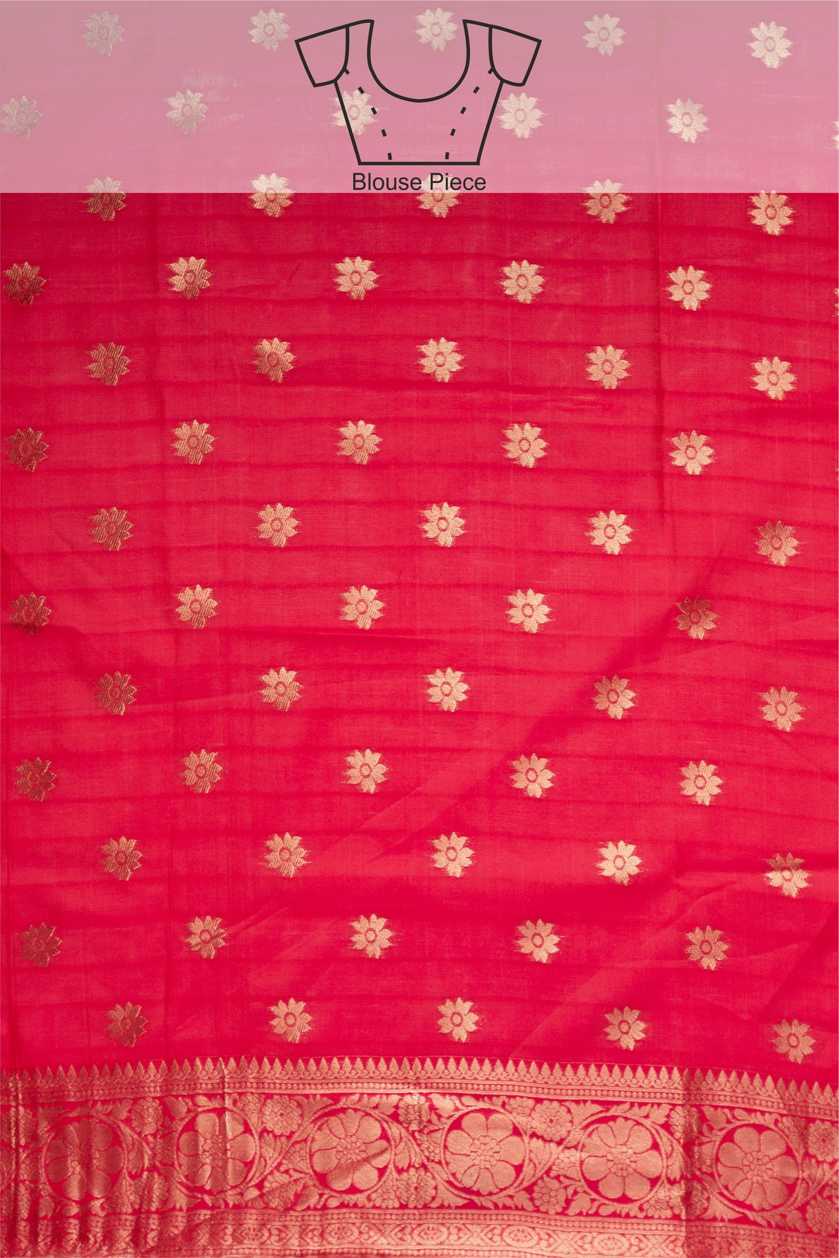 Mimosa Women's Woven Design Kanjivaram Style Art Silk Saree With Blouse Piece : SA00001599HWFREE