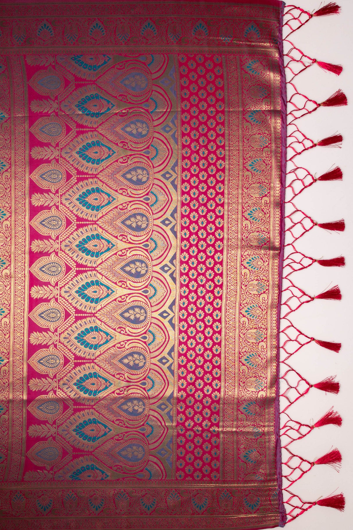 Mimosa Women's Woven Design Kanjivaram Style Art Silk Saree With Blouse Piece : SA00001788SFFREE