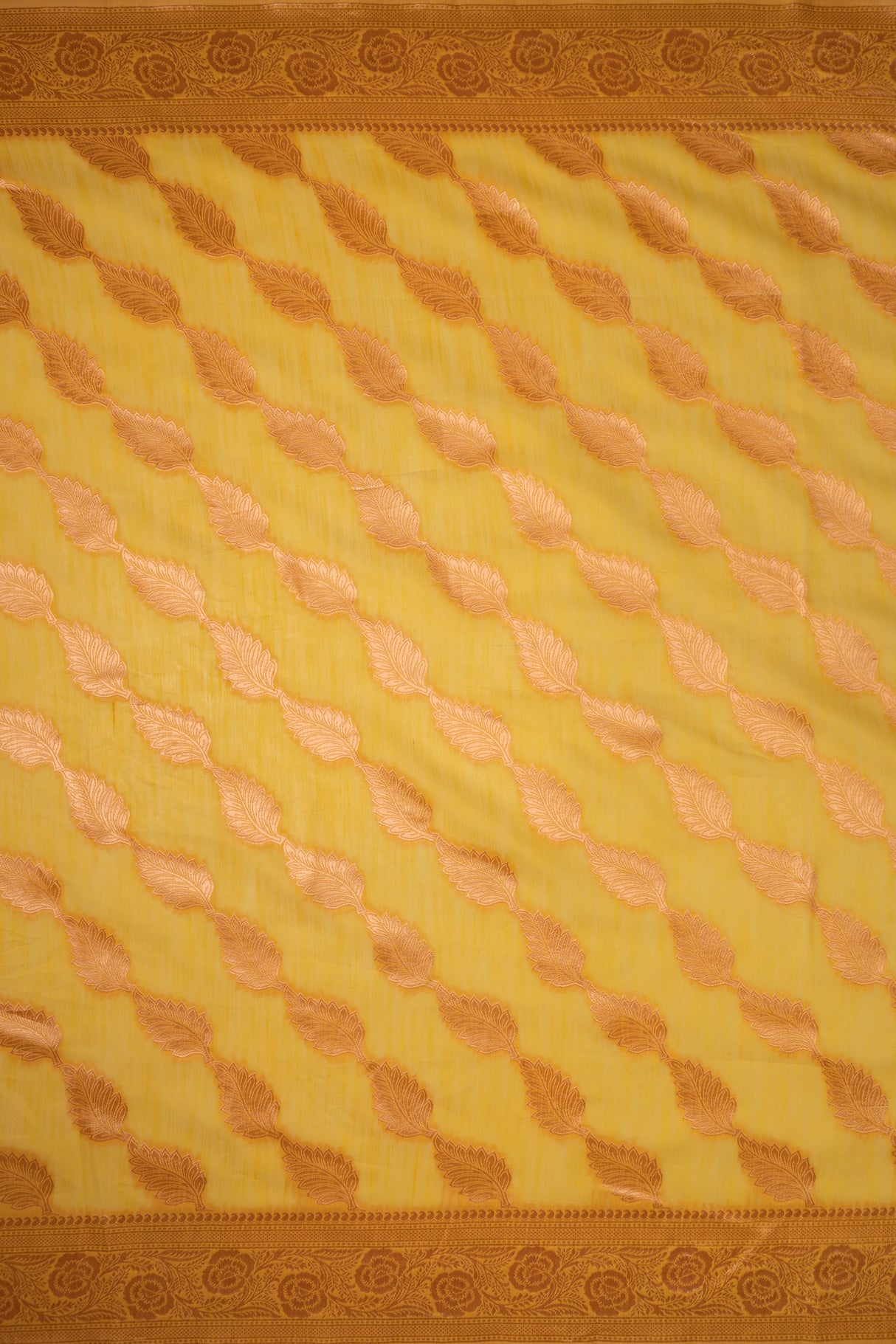 Mimosa Women's Woven Design Banarasi Style Art Silk Saree With Blouse Piece : SA00001773GDFREE