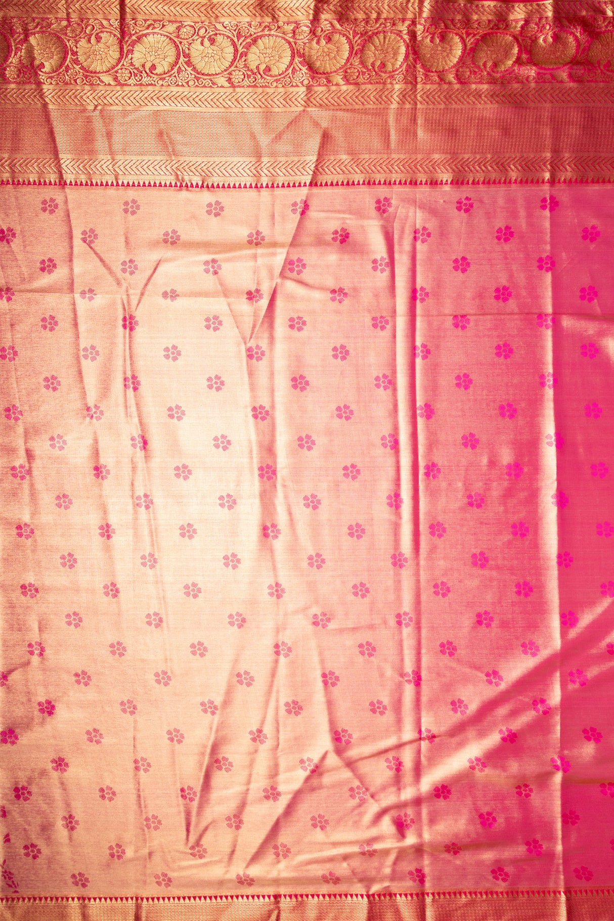 Mimosa Women's Woven Design Kanjivaram Style Art Silk Saree With Blouse Piece : SA00001820RBFREE