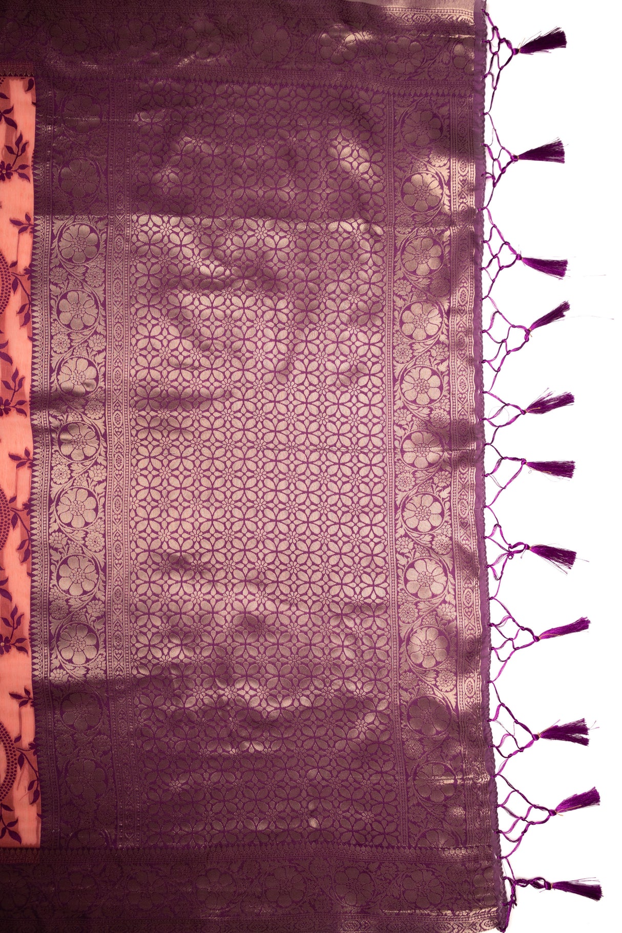 Mimosa Women's Woven Design Kanjivaram Style Art Silk Saree With Blouse Piece : SA00001599STFREE