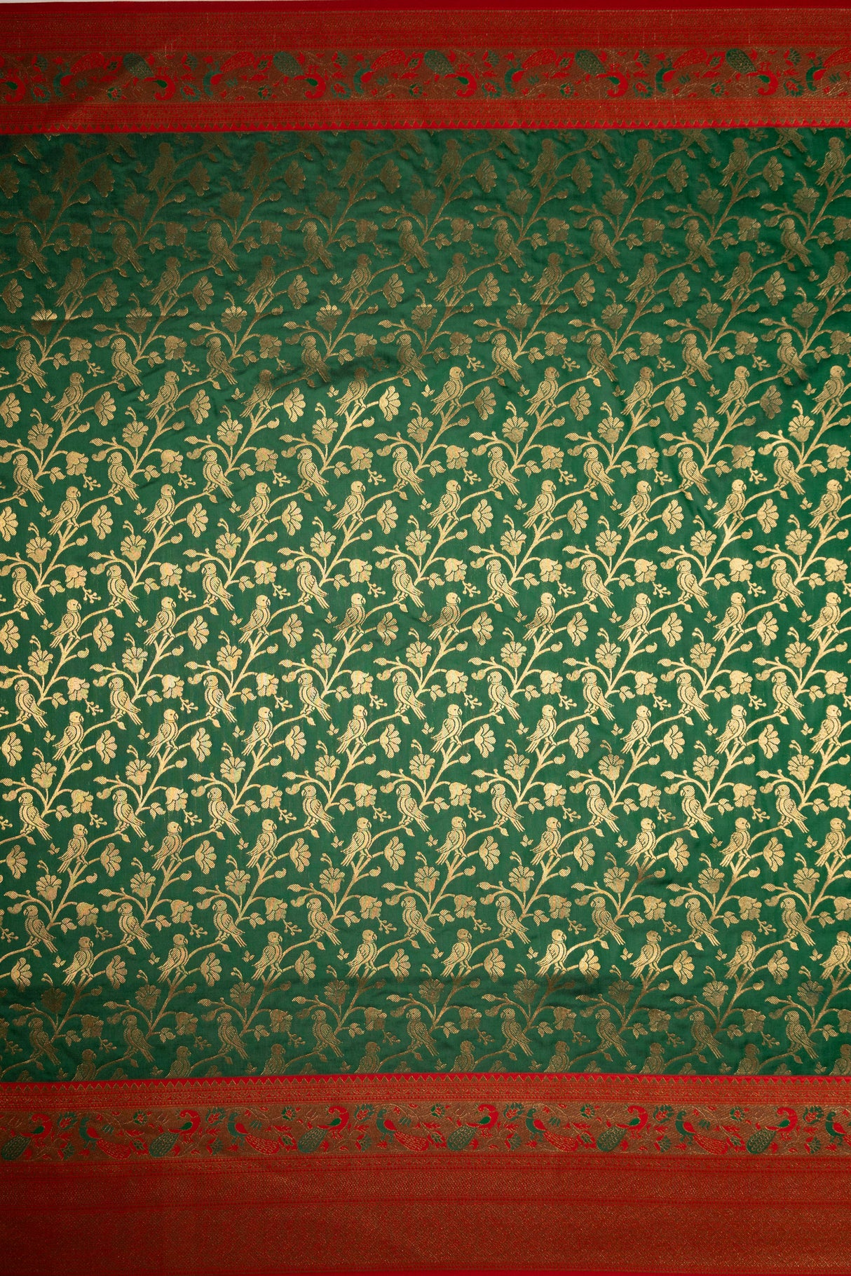 Mimosa Women's Woven Design Paithani Style Art Silk Saree With Blouse Piece : SA00001654GRNFREE