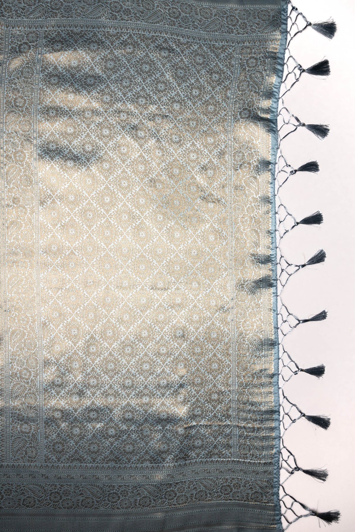 Mimosa Women's Woven Design Kanjivaram Style Art Silk Saree With Blouse Piece : SA00001735NVFREE