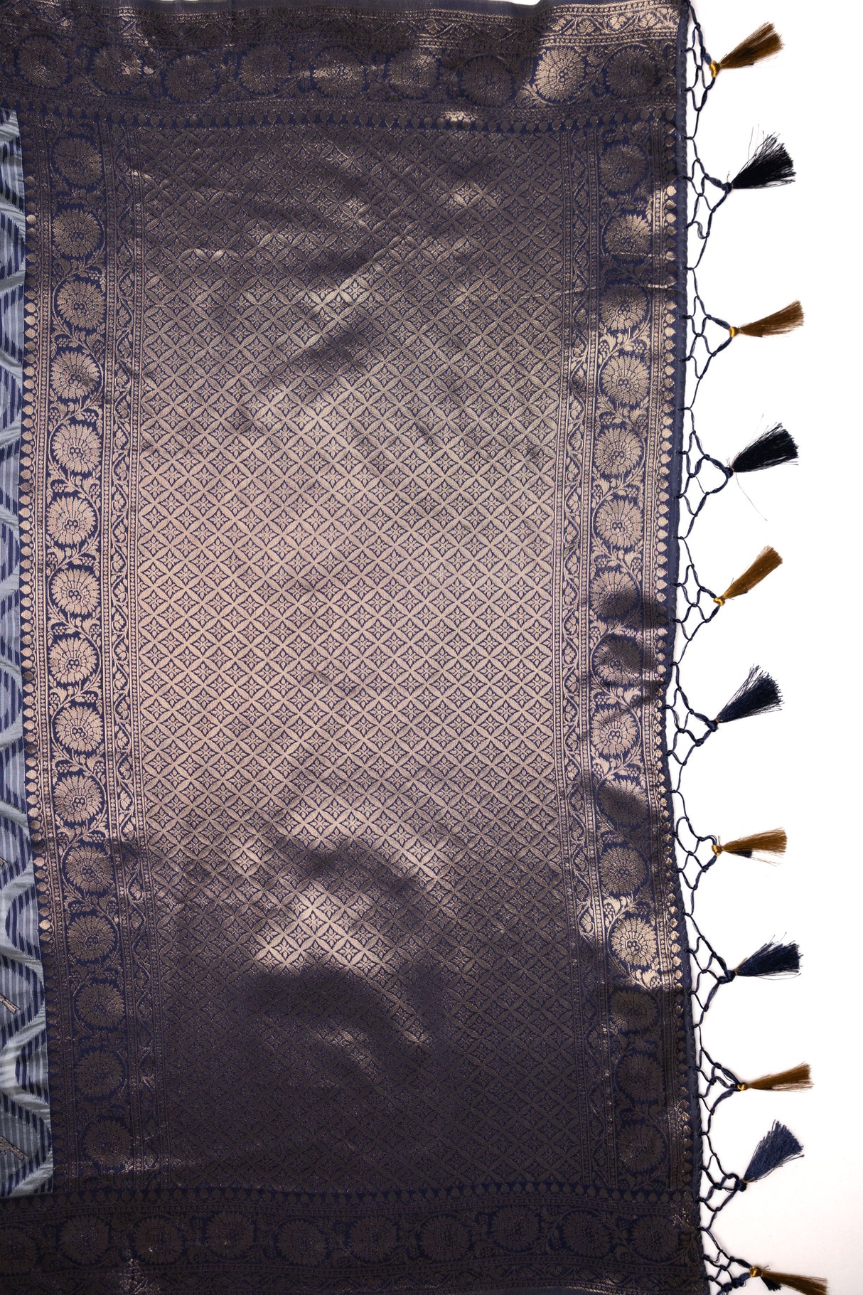 Mimosa Women's Woven Design Banarasi Style Art Silk Saree With Blouse Piece : SA00001588GYFREE