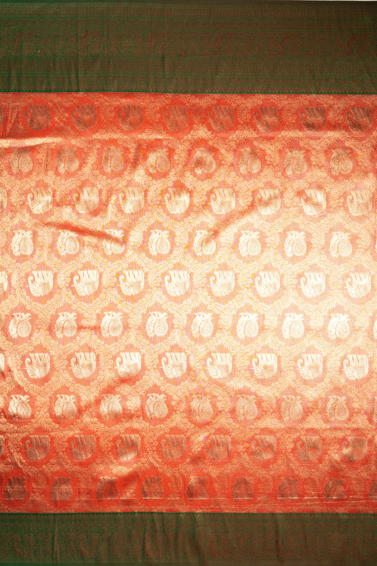 Mimosa Women's Woven Design Kanjivaram Style Art Silk Saree With Blouse Piece : SA00001783MRFREE