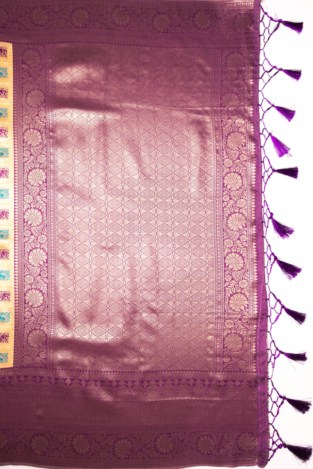 Mimosa Women's Woven Design Kanjivaram Style Art Silk Saree With Blouse Piece : SA00001655PCFREE