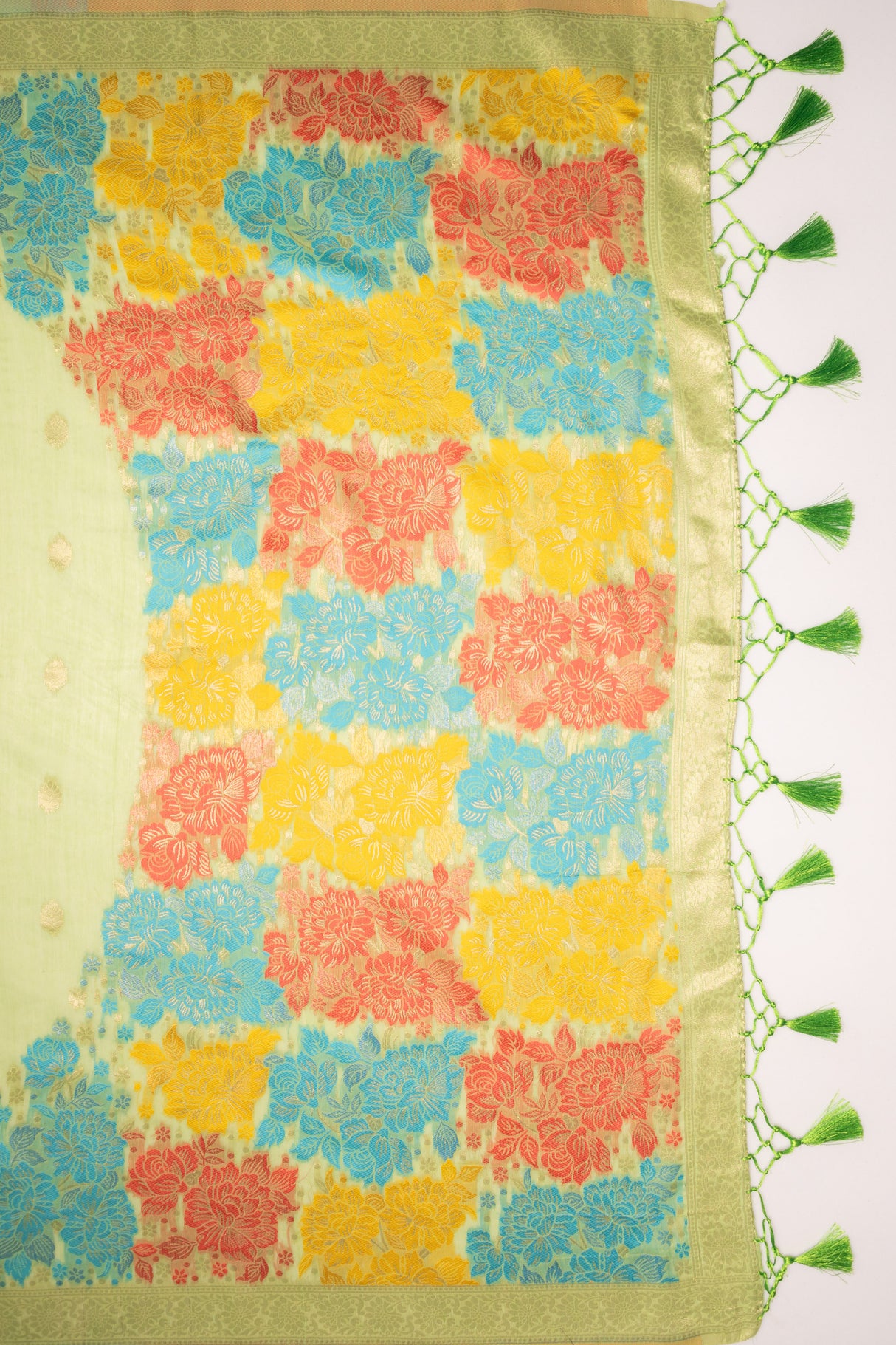 Mimosa Women's Woven Design Banarasi Style Art Silk Saree With Blouse Piece : SA00001730PSFREE