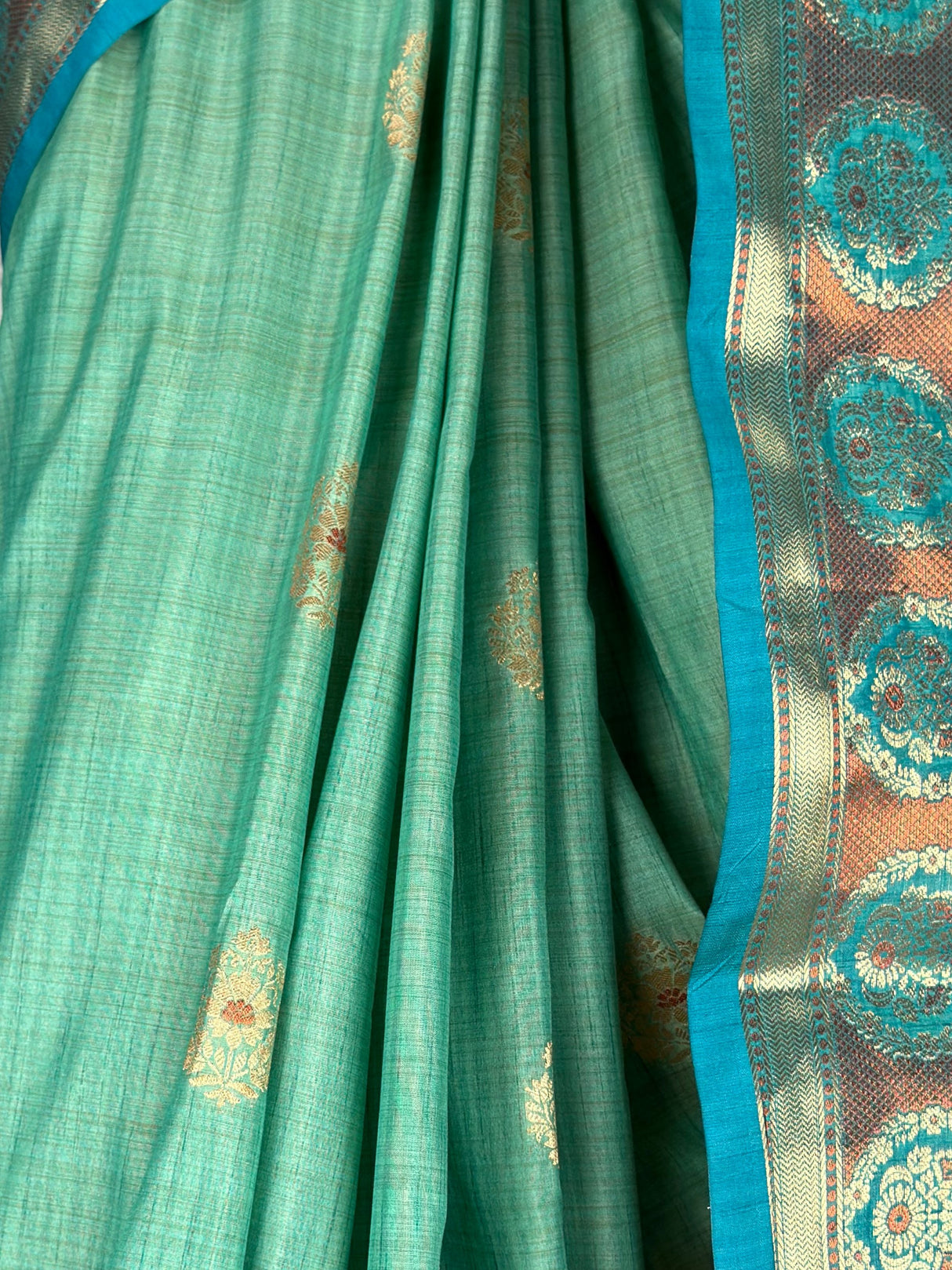 MIMOSA Rama Kanjivaram tusser Saree — fleets shot full lifestyle