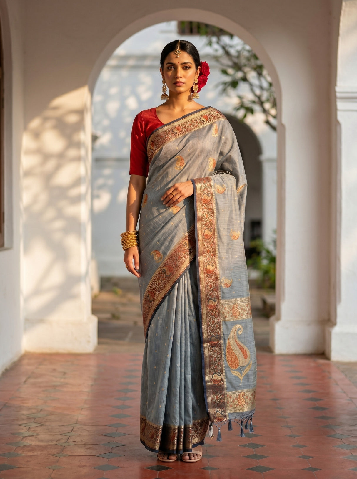 MIMOSA Saree Saree — pose 5 styling detail