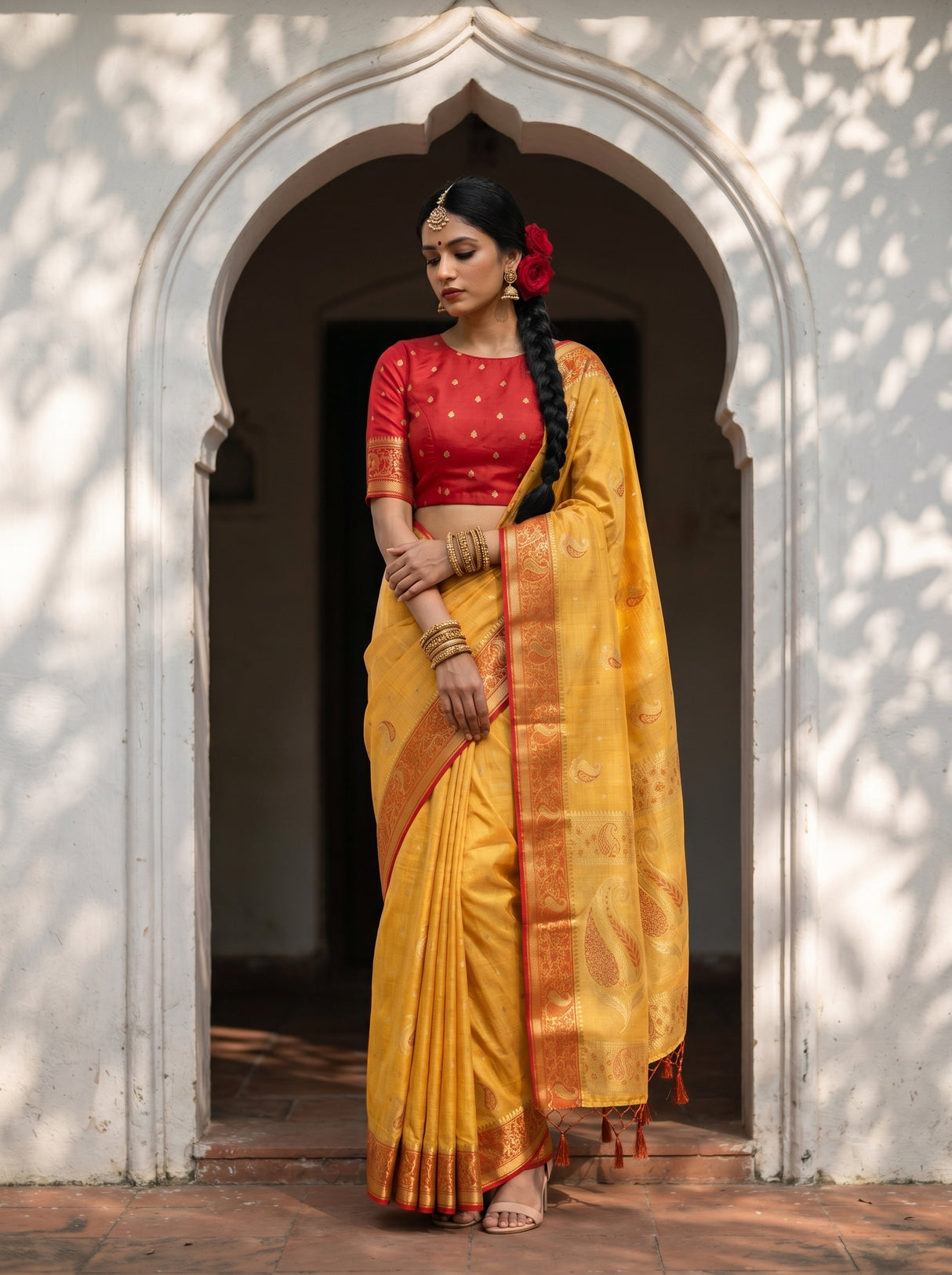 MIMOSA Saree Saree — pose 5 styling detail